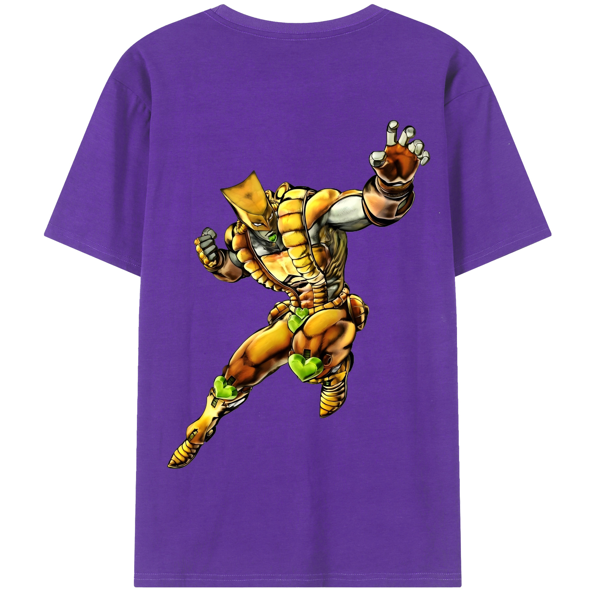 （画像用） ジョジョの奇妙な冒険 ディオ?ブランドー JoJo's Bizarre Adventure Dio Brando 綿100％半袖Tシャツ（背面プリント）