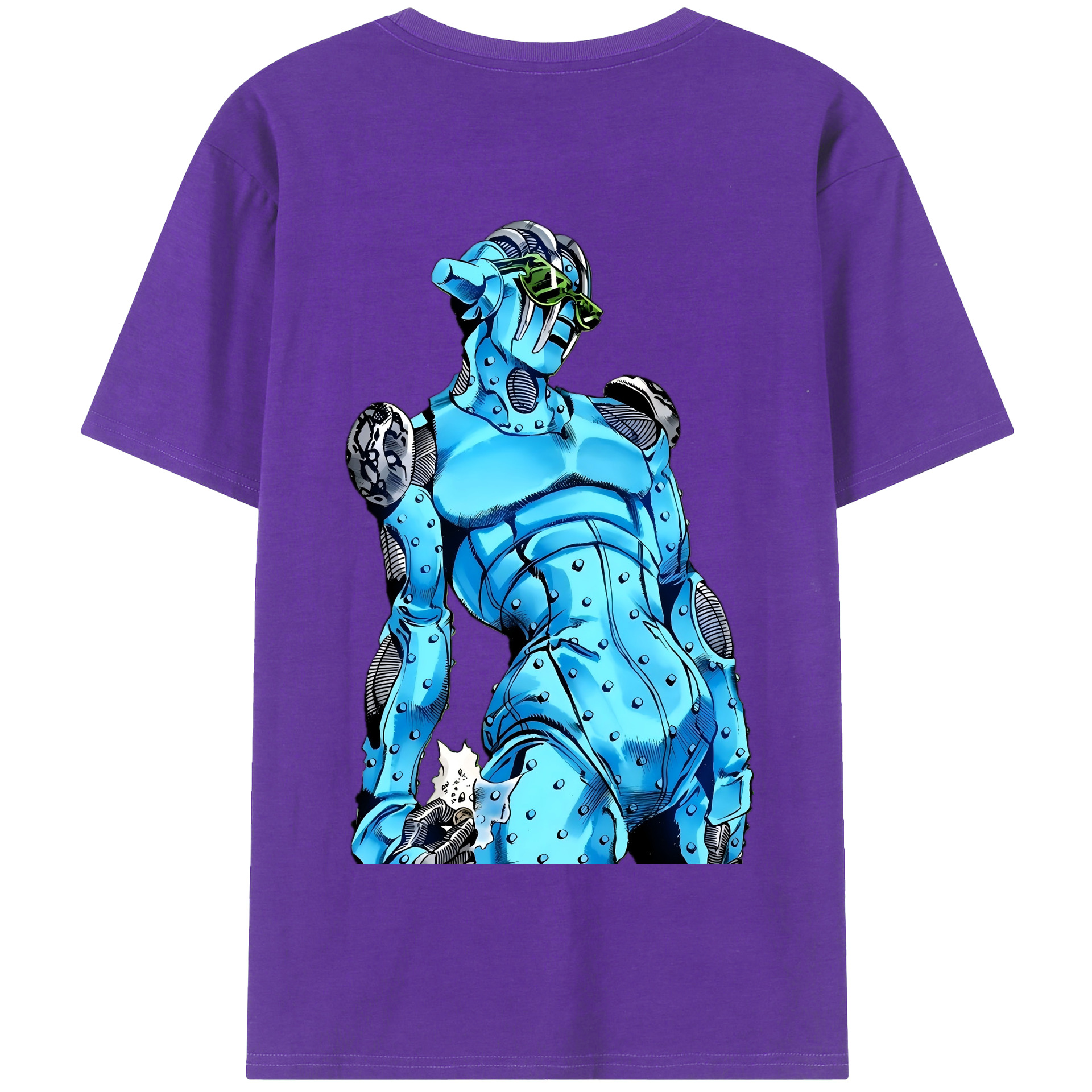 （画像用） ジョジョの奇妙な冒険 JoJo's Bizarre Adventure 綿100％半袖Tシャツ（背面プリント）