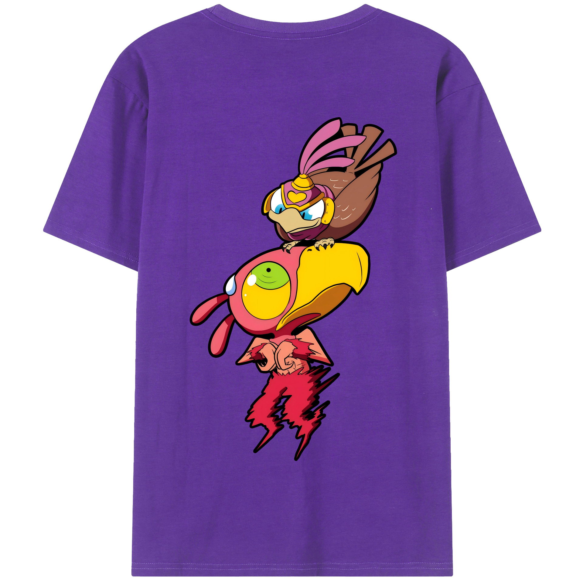 （画像用） ジョジョの奇妙な冒険 JoJo's Bizarre Adventure 綿100％半袖Tシャツ（背面プリント）