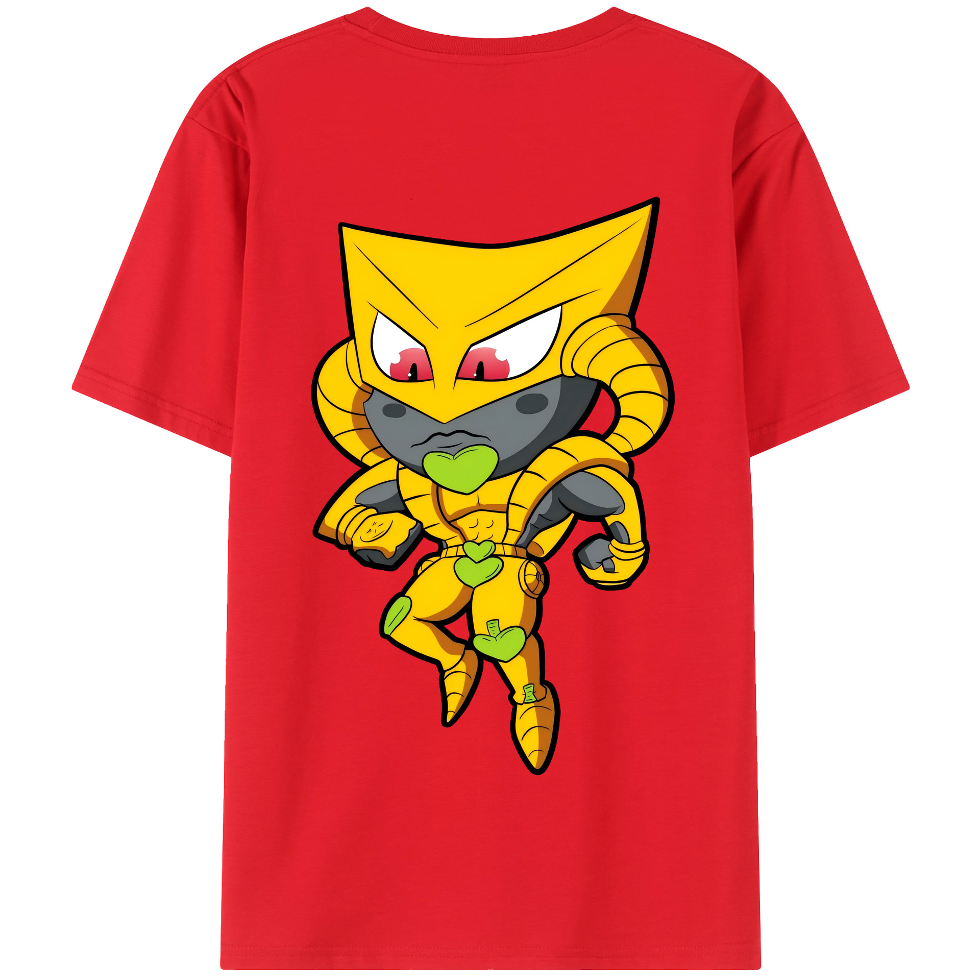 （画像用） ジョジョの奇妙な冒険 ディオ?ブランドー JoJo's Bizarre Adventure Dio Brando 綿100％半袖Tシャツ（背面プリント）