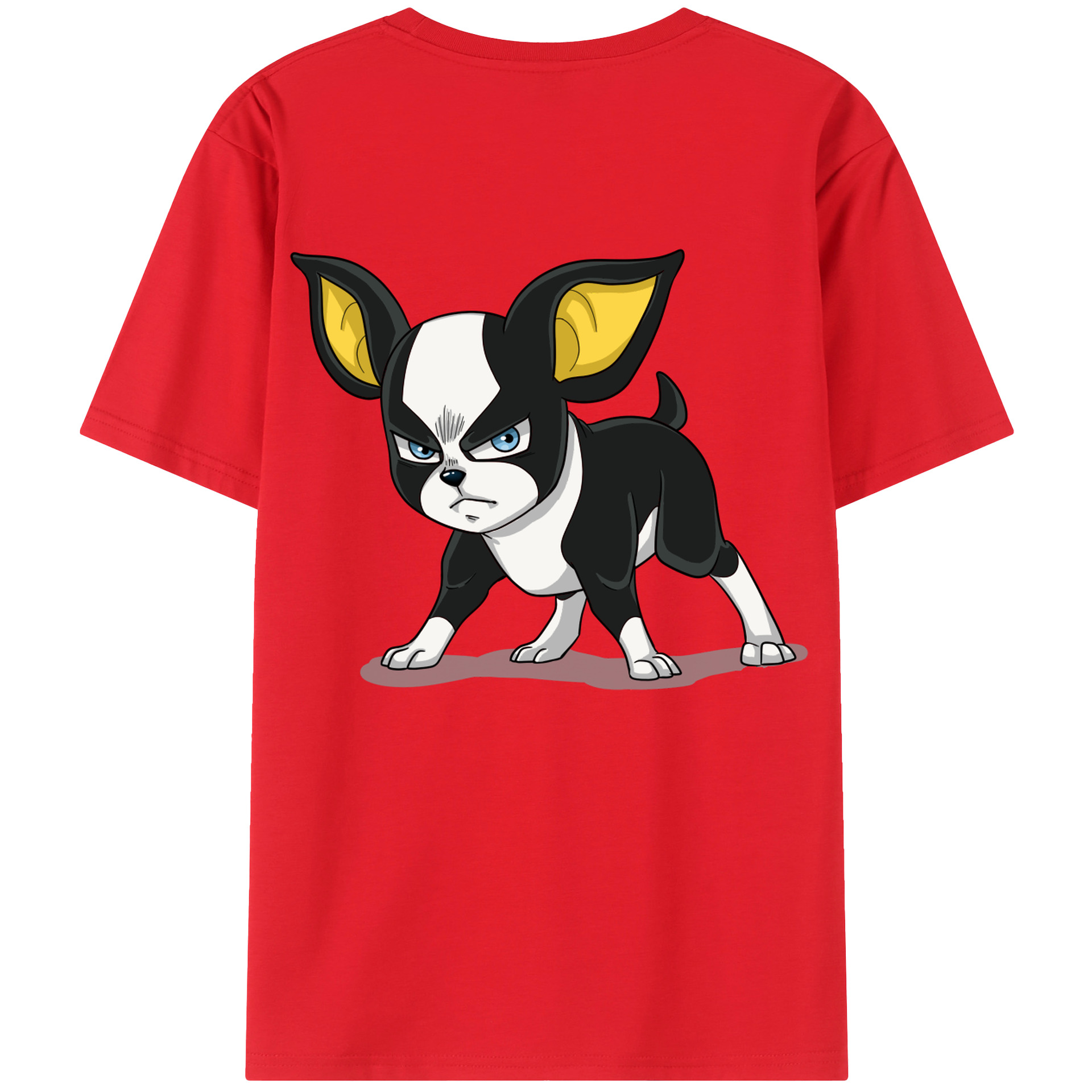 （画像用） ジョジョの奇妙な冒険 イギー JoJo's Bizarre Adventure Iggy 綿100％半袖Tシャツ（背面プリント）