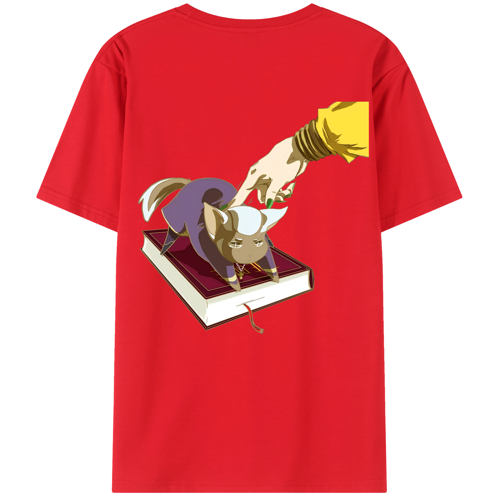 （画像用） ジョジョの奇妙な冒険 JoJo's Bizarre Adventure 綿100％半袖Tシャツ（背面プリント）