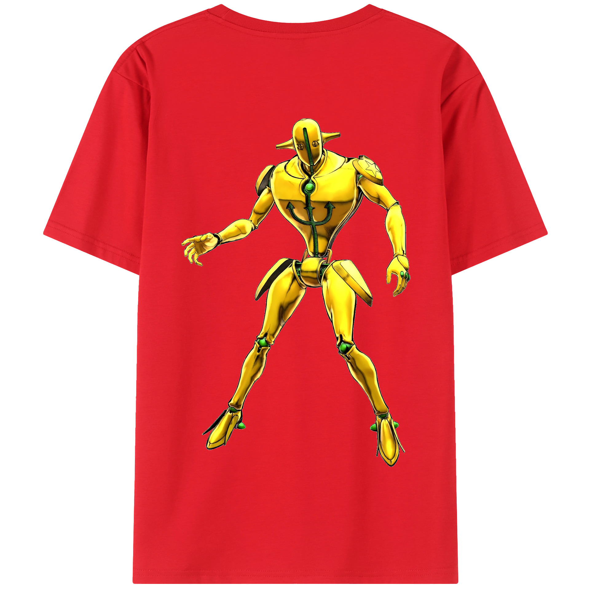 （画像用） ジョジョの奇妙な冒険 JoJo's Bizarre Adventure 綿100％半袖Tシャツ（背面プリント）