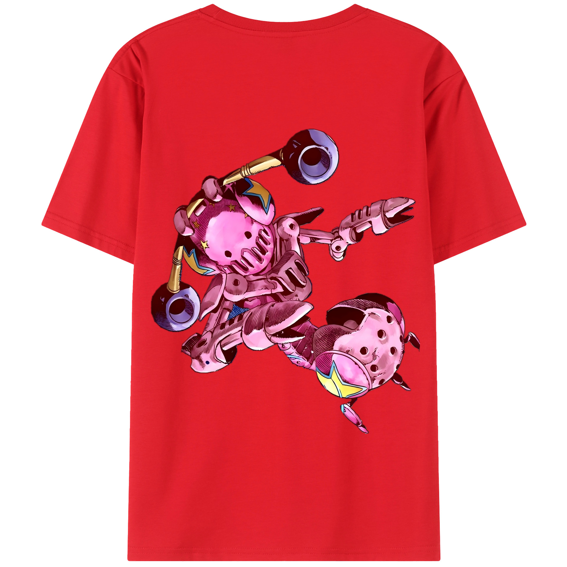 （画像用） ジョジョの奇妙な冒険 ジョナサン?ジョースター JoJo's Bizarre Adventure Jonathan Joestar 綿100％半袖Tシャツ（背面プリント）