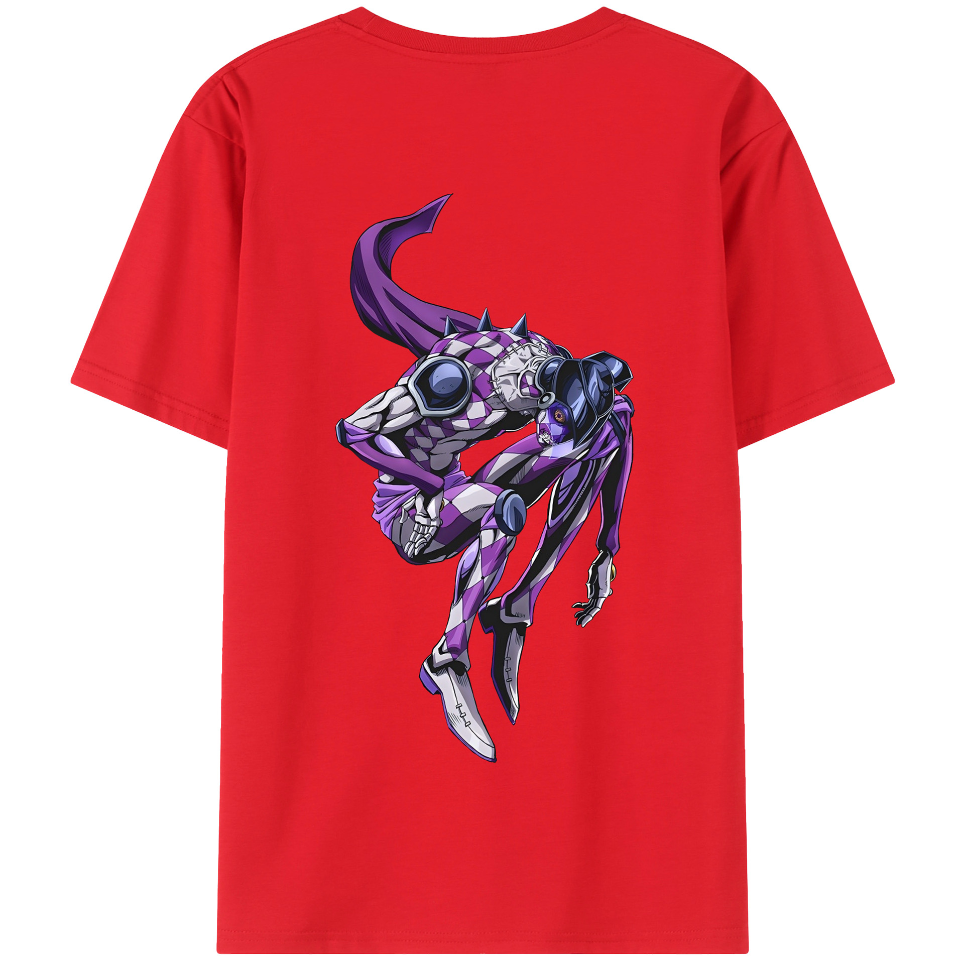 （画像用） ジョジョの奇妙な冒険 パンナコッタ?フー JoJo's Bizarre Adventure Pannacotta Fugo 綿100％半袖Tシャツ（背面プリント）