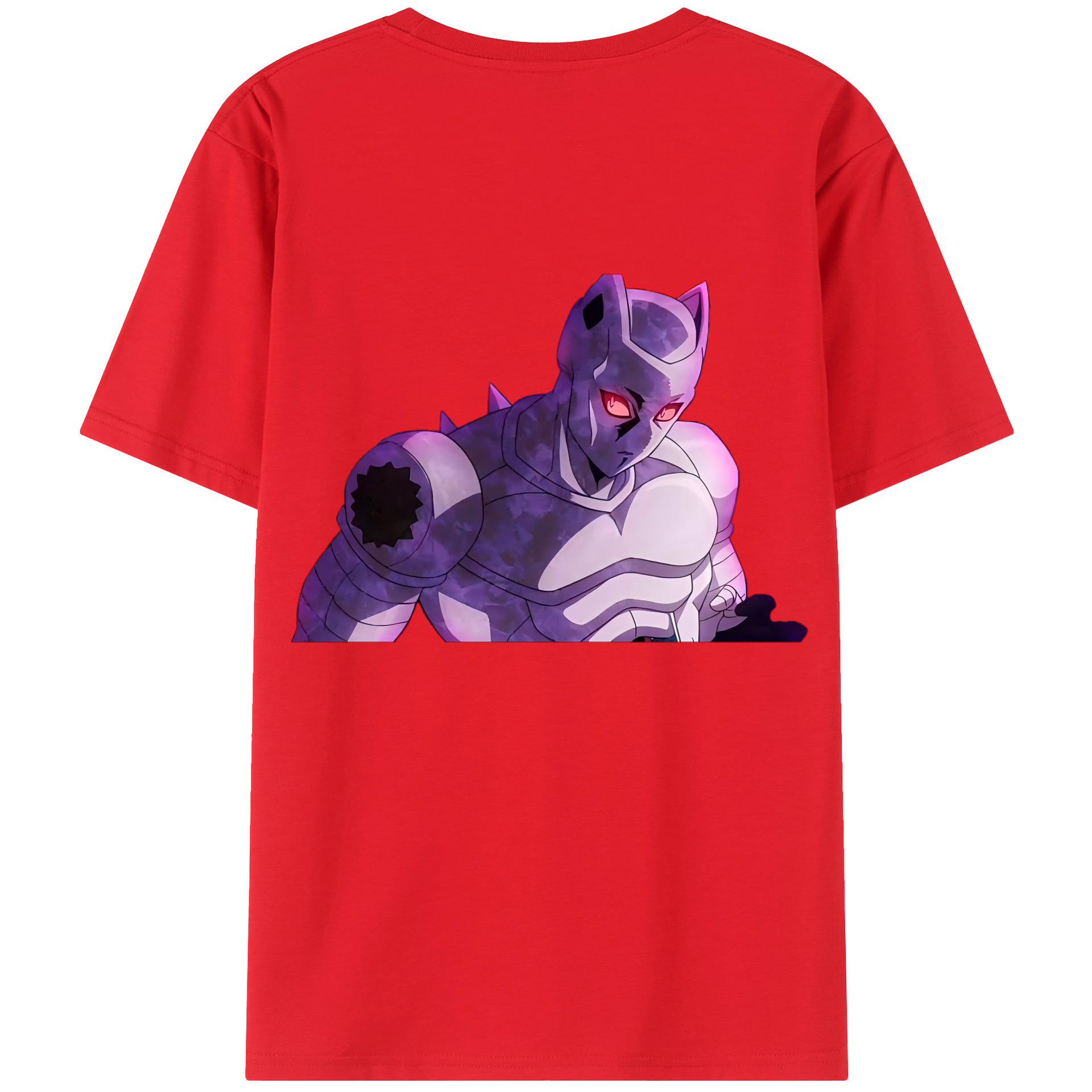（画像用） ジョジョの奇妙な冒険 きら よしかげ JoJo's Bizarre Adventure Kira Yoshikage 綿100％半袖Tシャツ（背面プリント）