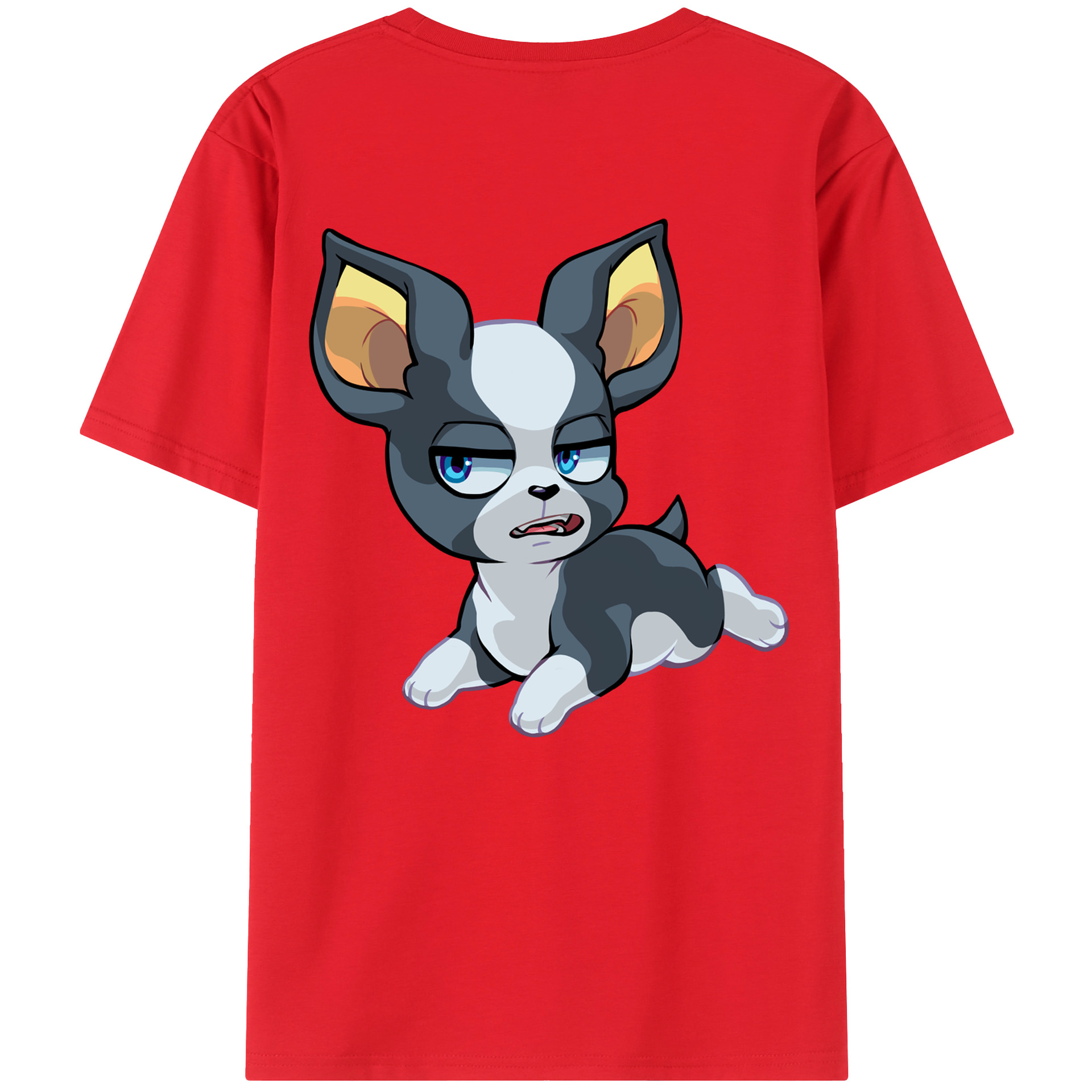 （画像用） ジョジョの奇妙な冒険 イギー JoJo's Bizarre Adventure Iggy 綿100％半袖Tシャツ（背面プリント）