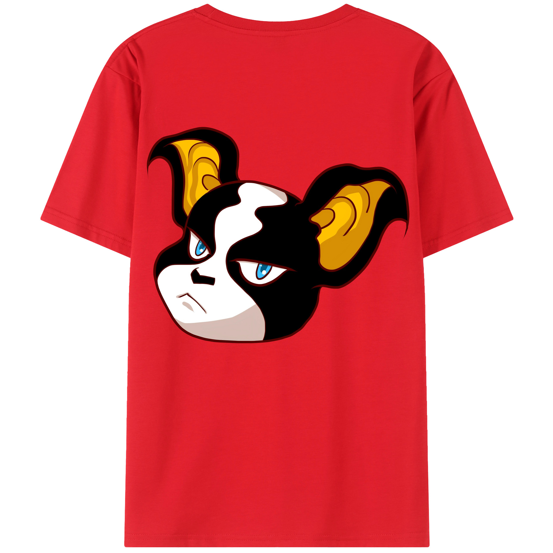 （画像用） ジョジョの奇妙な冒険 イギー JoJo's Bizarre Adventure Iggy 綿100％半袖Tシャツ（背面プリント）