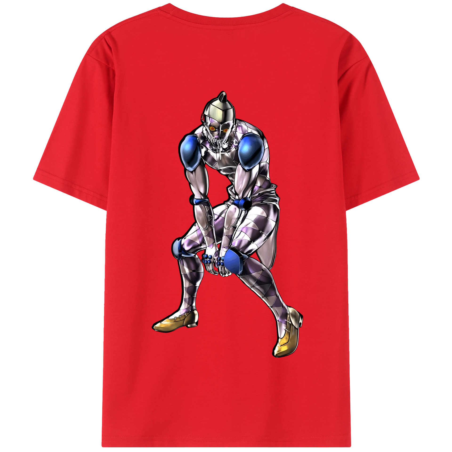 （画像用） ジョジョの奇妙な冒険 JoJo's Bizarre Adventure 綿100％半袖Tシャツ（背面プリント）