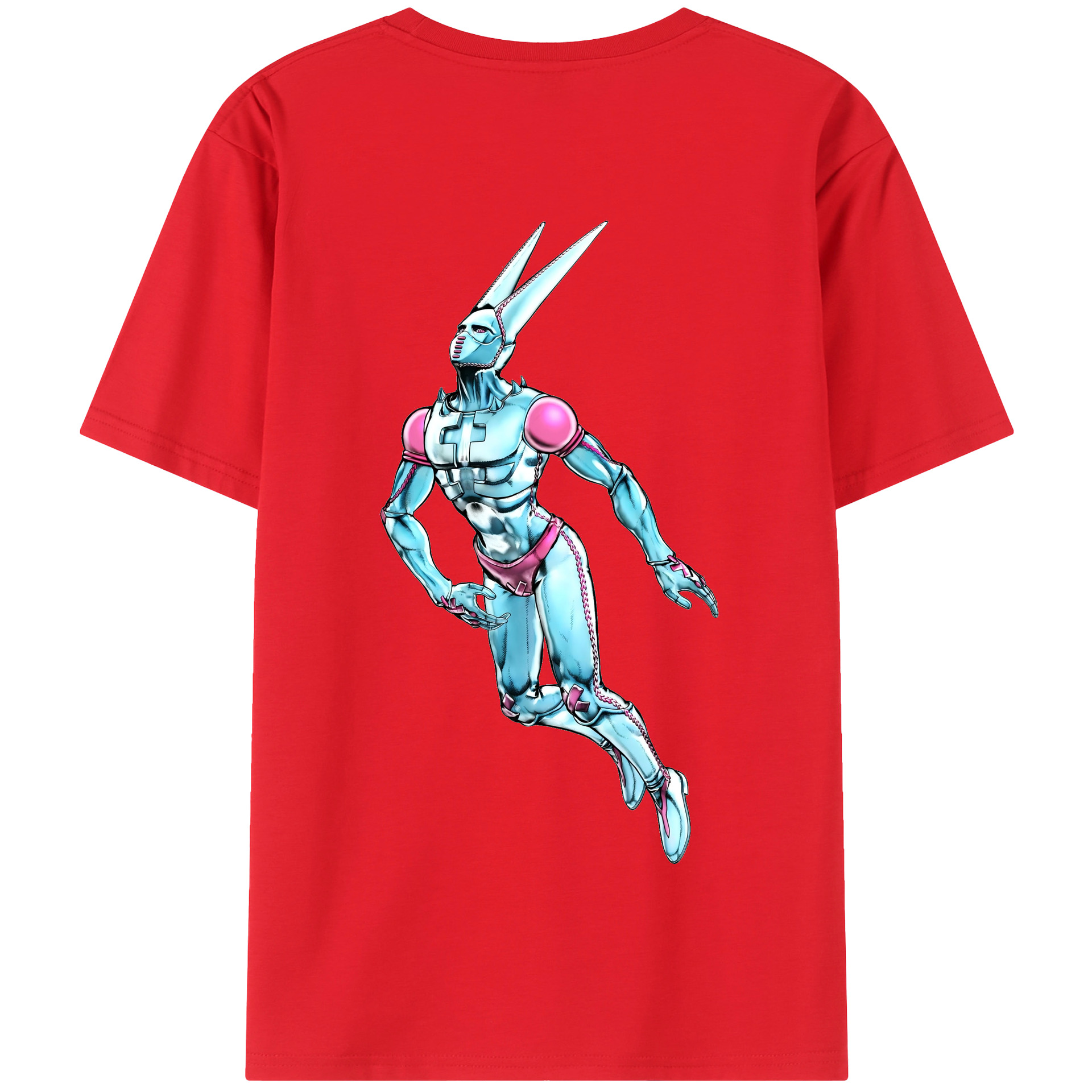 （画像用） ジョジョの奇妙な冒険 JoJo's Bizarre Adventure 綿100％半袖Tシャツ（背面プリント）
