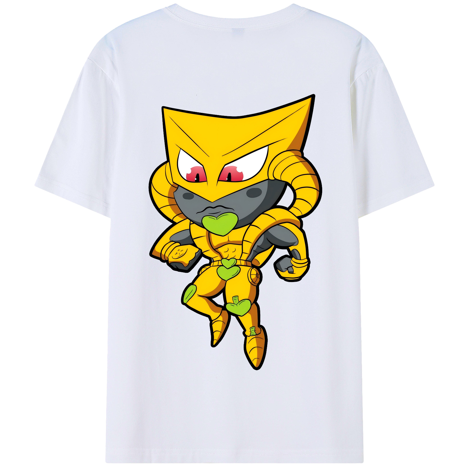 （画像用） ジョジョの奇妙な冒険 ディオ?ブランドー JoJo's Bizarre Adventure Dio Brando 綿100％半袖Tシャツ（背面プリント）