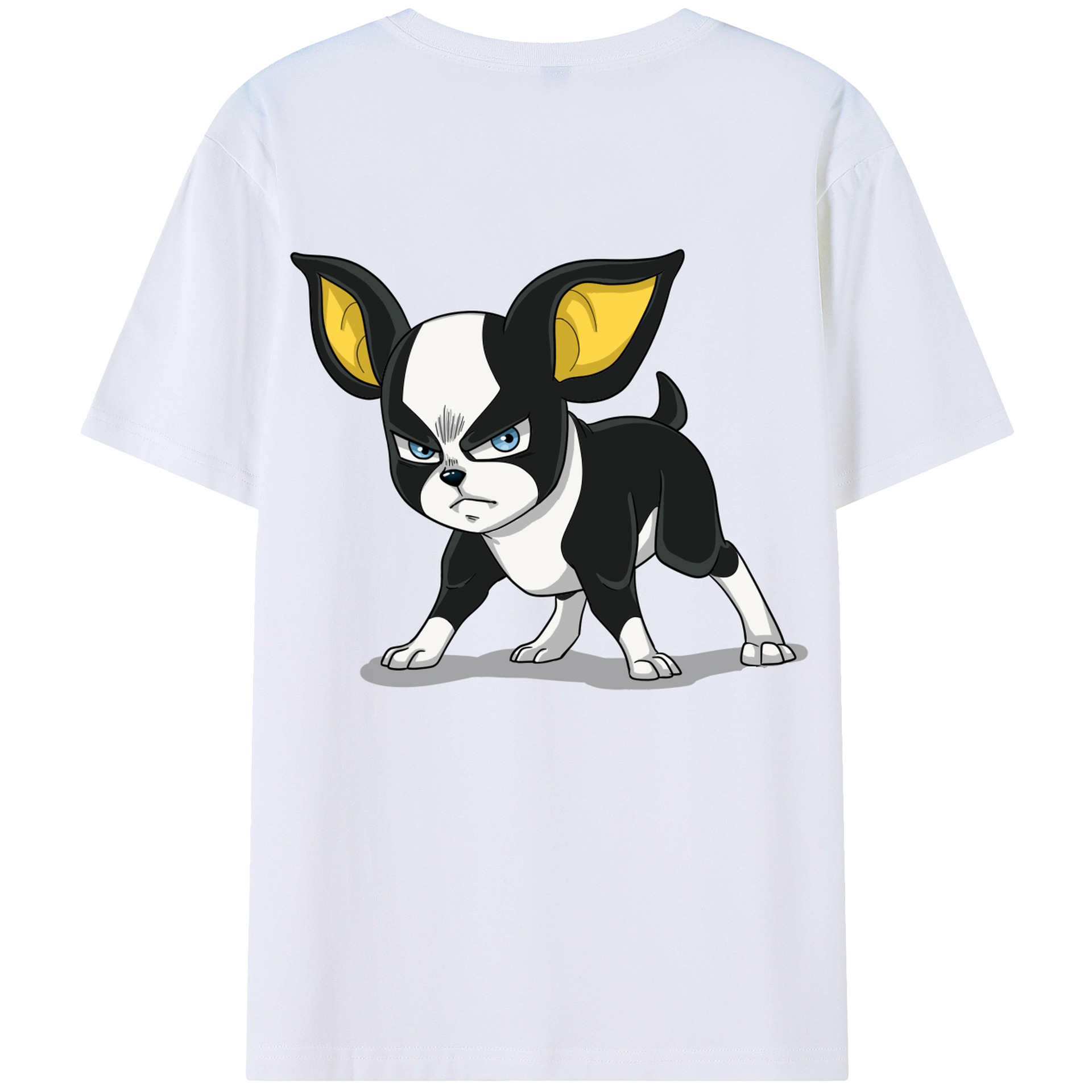 （画像用） ジョジョの奇妙な冒険 イギー JoJo's Bizarre Adventure Iggy 綿100％半袖Tシャツ（背面プリント）