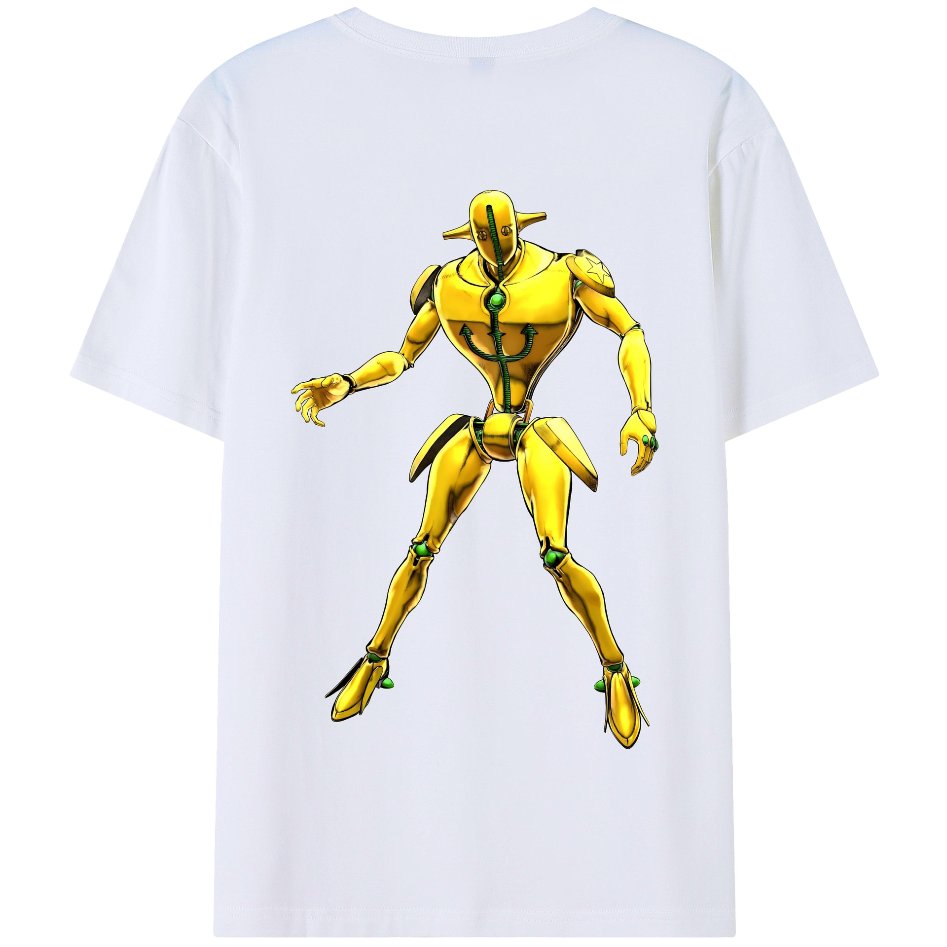 （画像用） ジョジョの奇妙な冒険 JoJo's Bizarre Adventure 綿100％半袖Tシャツ（背面プリント）