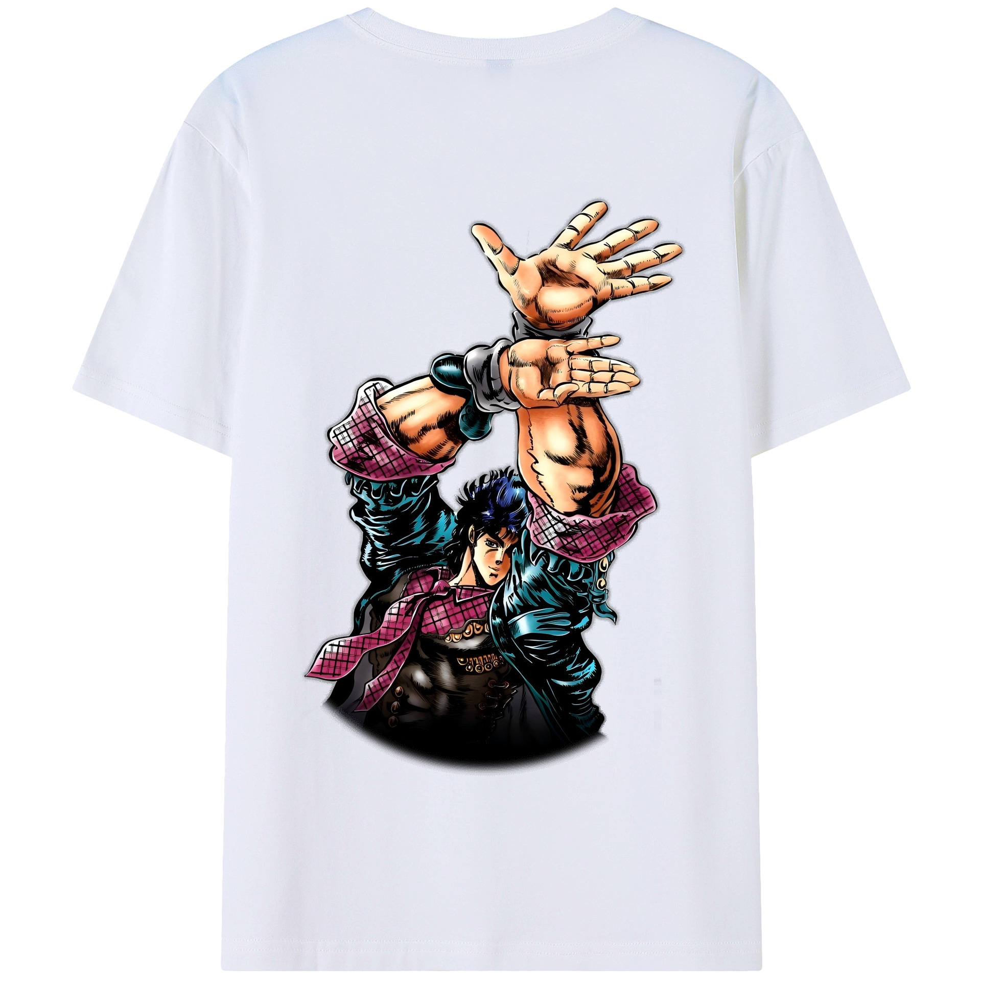 （画像用） ジョジョの奇妙な冒険 /ジョナサン?ジョースター JoJo's Bizarre Adventure Jonathan Joestar 綿100％半袖Tシャツ（背面プリント）