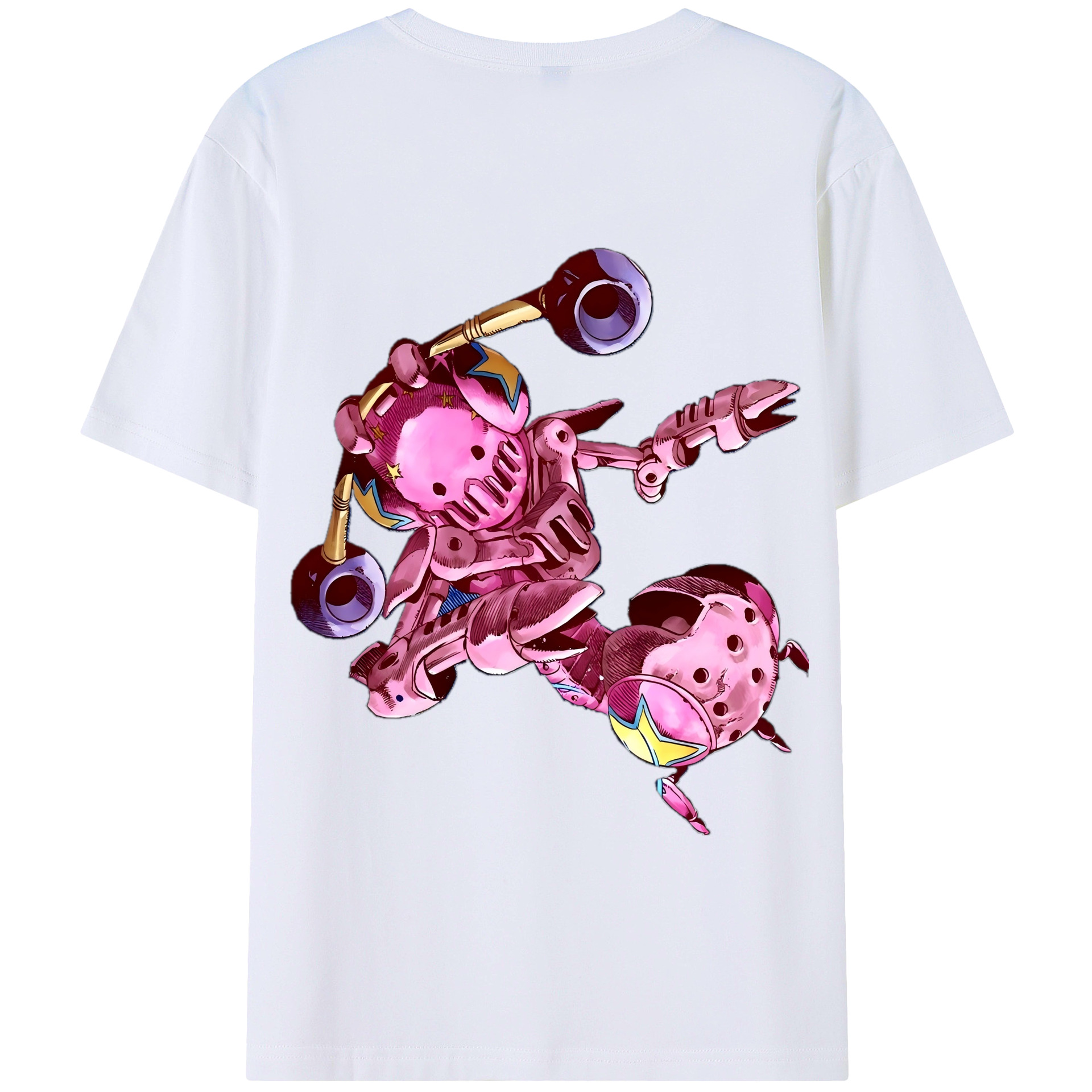 （画像用） ジョジョの奇妙な冒険 ジョナサン?ジョースター JoJo's Bizarre Adventure Jonathan Joestar 綿100％半袖Tシャツ（背面プリント）
