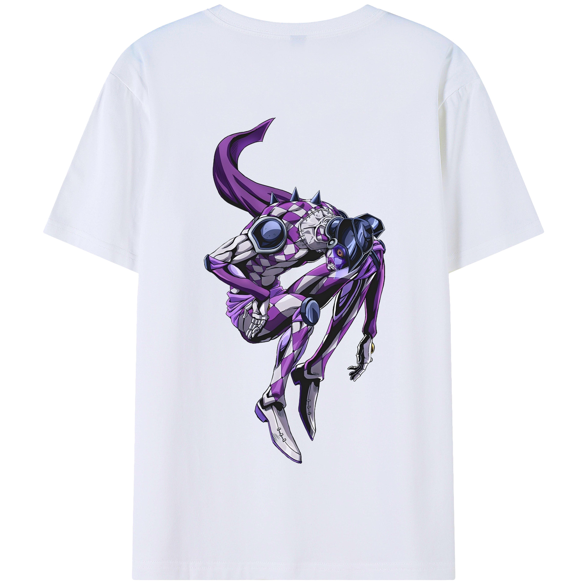 （画像用） ジョジョの奇妙な冒険 パンナコッタ?フー JoJo's Bizarre Adventure Pannacotta Fugo 綿100％半袖Tシャツ（背面プリント）