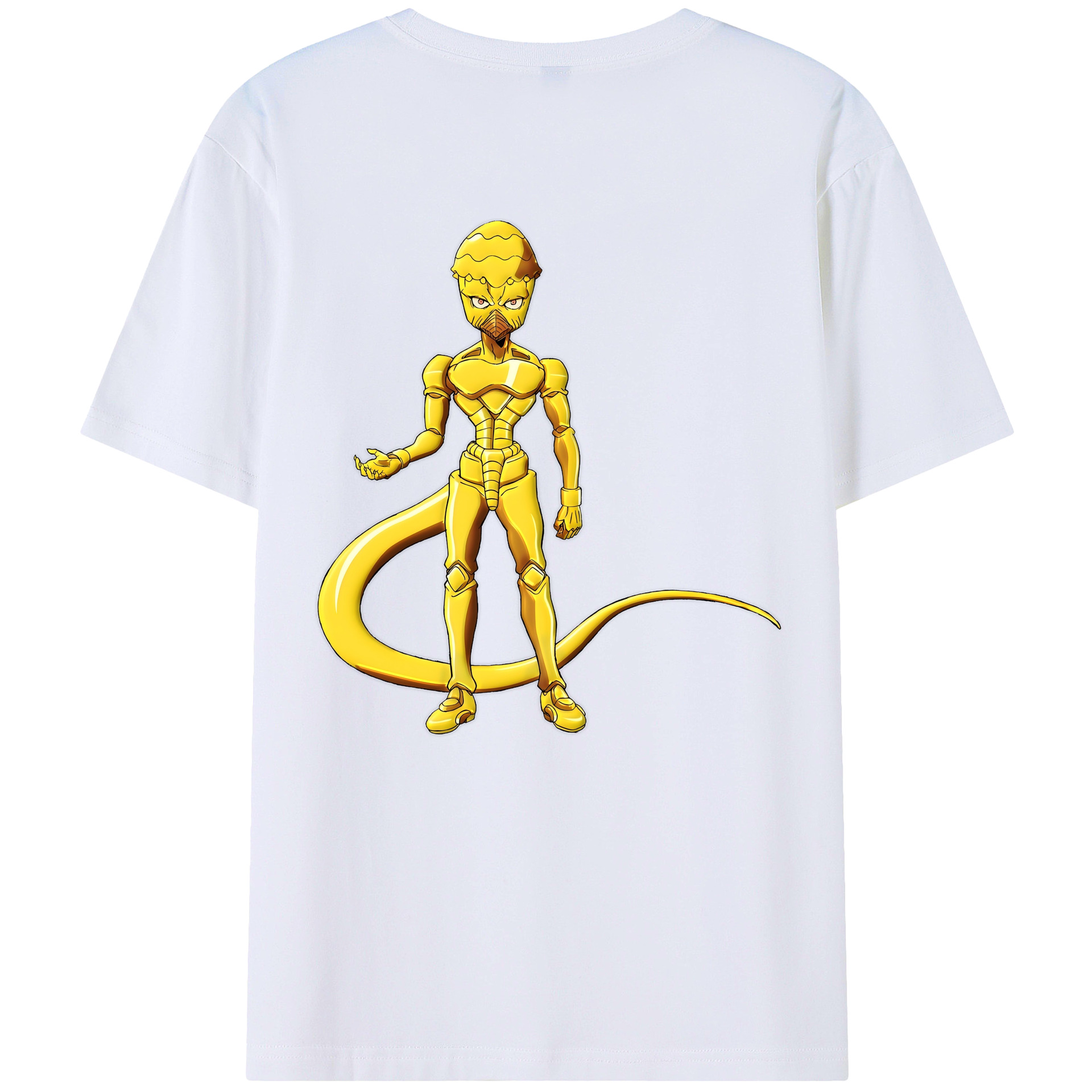 （画像用） ジョジョの奇妙な冒険 おといし あきら JoJo's Bizarre Adventure Akira Otoishi 綿100％半袖Tシャツ（背面プリント）