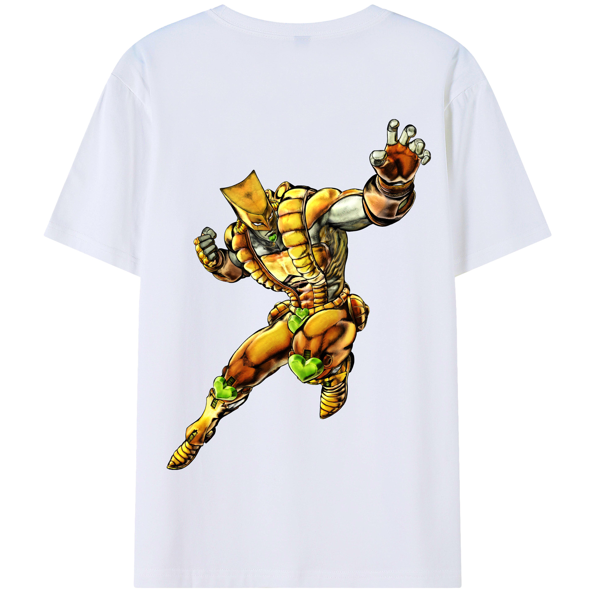 （画像用） ジョジョの奇妙な冒険 ディオ?ブランドー JoJo's Bizarre Adventure Dio Brando 綿100％半袖Tシャツ（背面プリント）