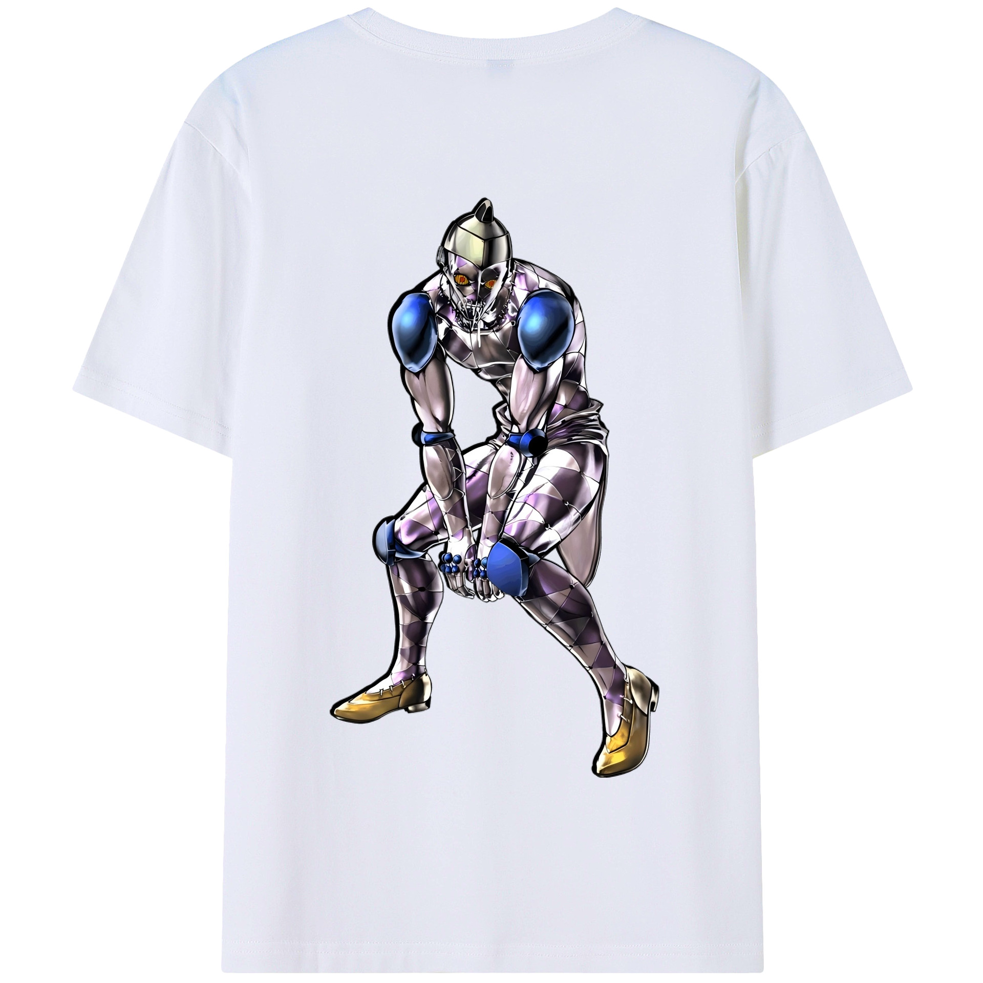 （画像用） ジョジョの奇妙な冒険 JoJo's Bizarre Adventure 綿100％半袖Tシャツ（背面プリント）