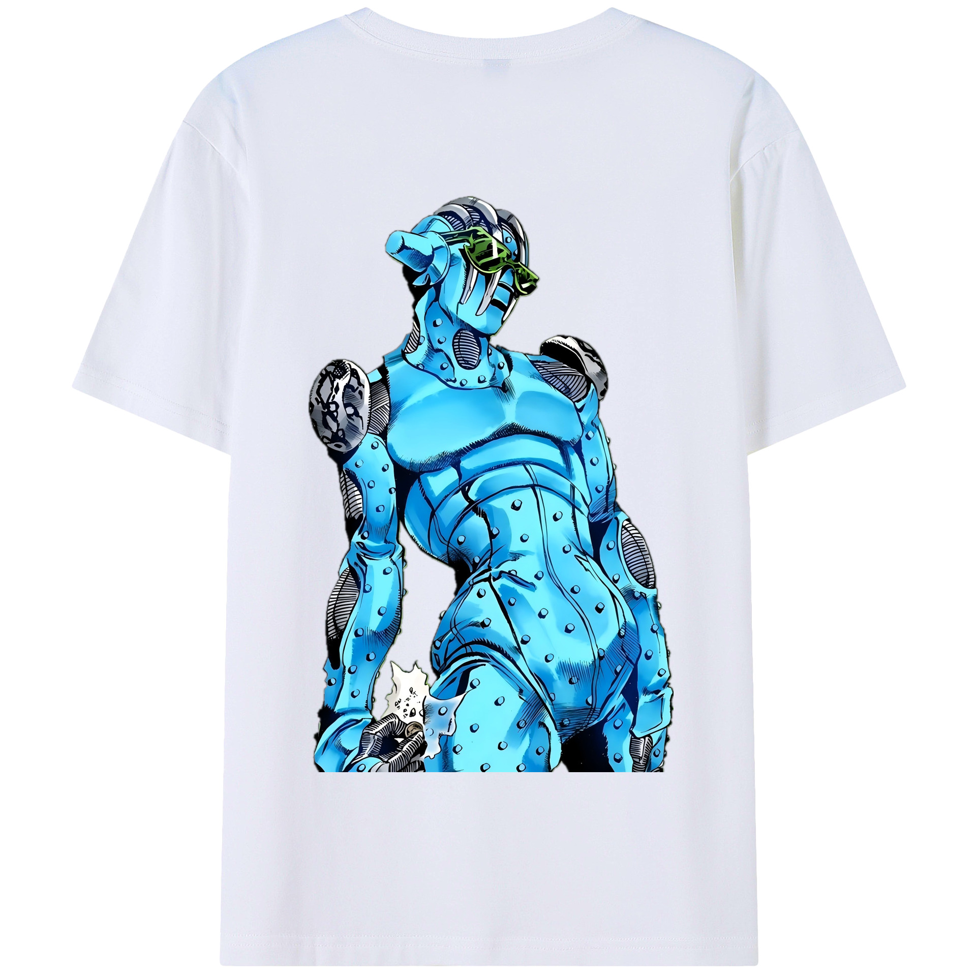 （画像用） ジョジョの奇妙な冒険 JoJo's Bizarre Adventure 綿100％半袖Tシャツ（背面プリント）