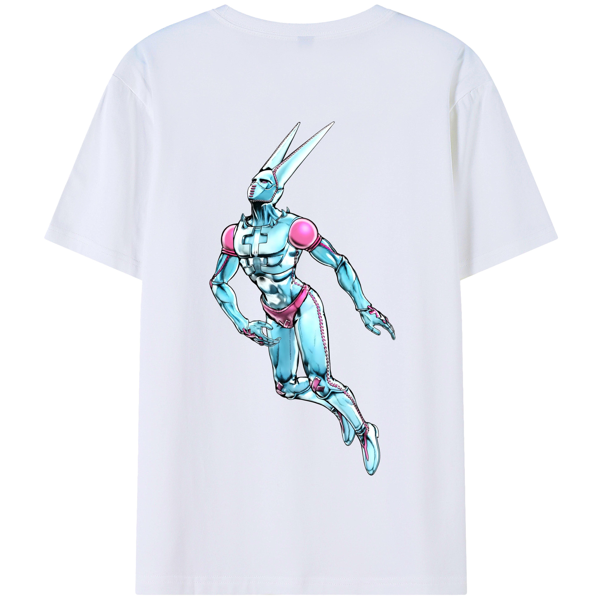 （画像用） ジョジョの奇妙な冒険 JoJo's Bizarre Adventure 綿100％半袖Tシャツ（背面プリント）