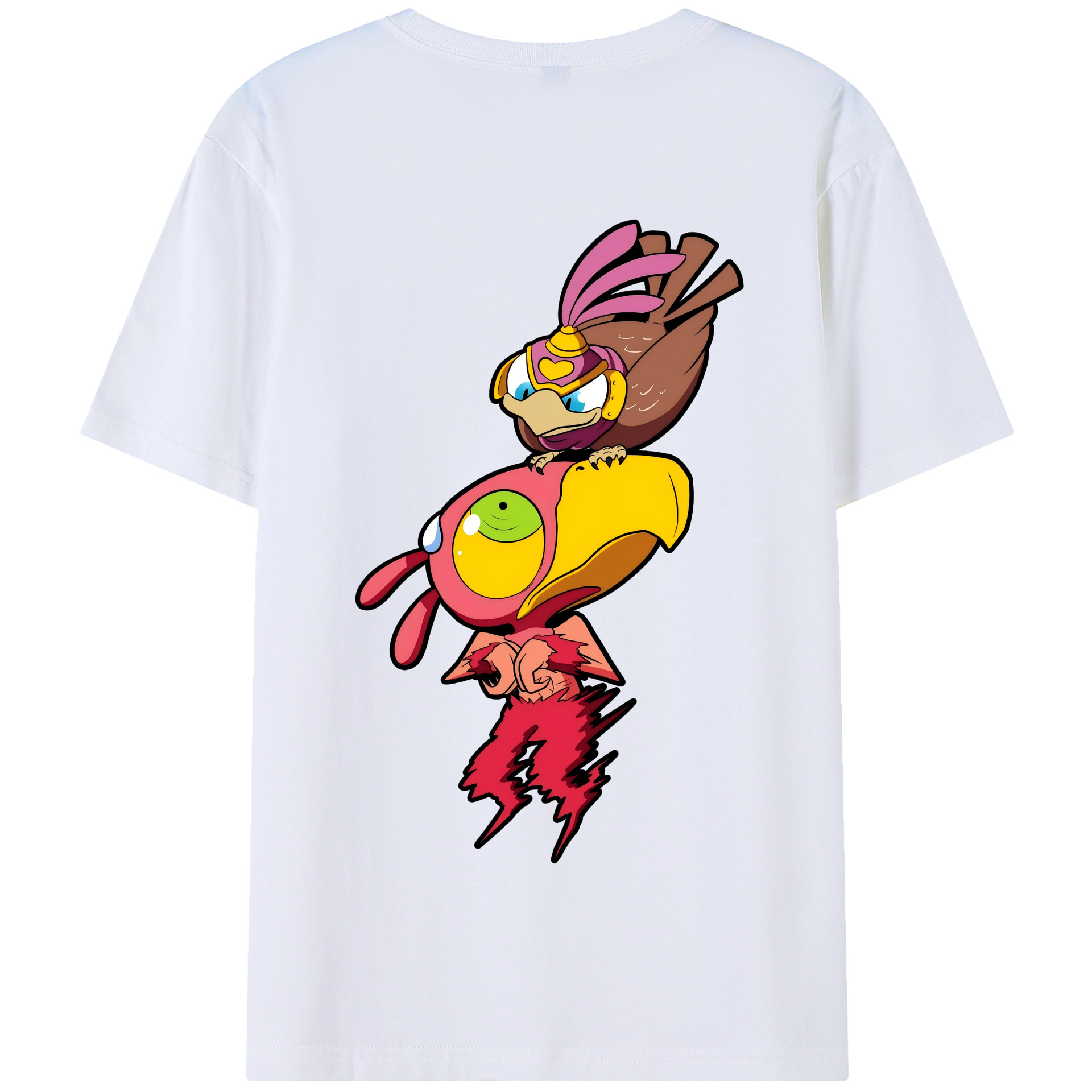（画像用） ジョジョの奇妙な冒険 JoJo's Bizarre Adventure 綿100％半袖Tシャツ（背面プリント）