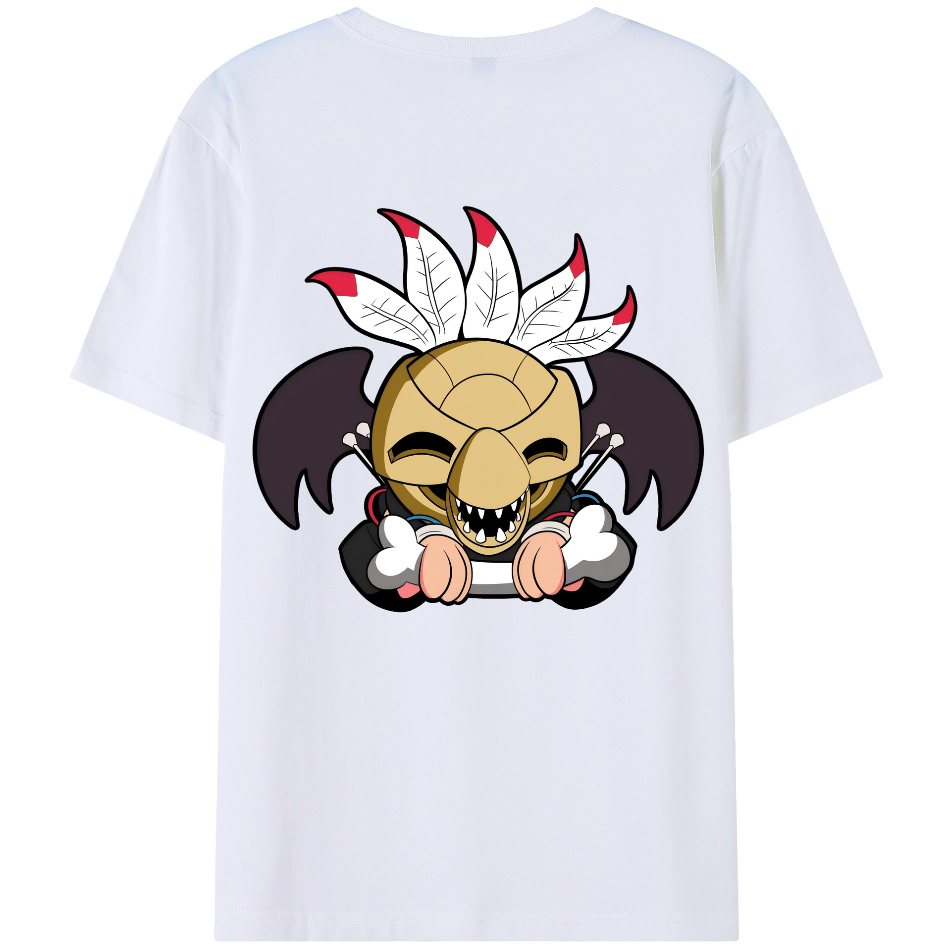 （画像用） ジョジョの奇妙な冒険 JoJo's Bizarre Adventure 綿100％半袖Tシャツ（背面プリント）