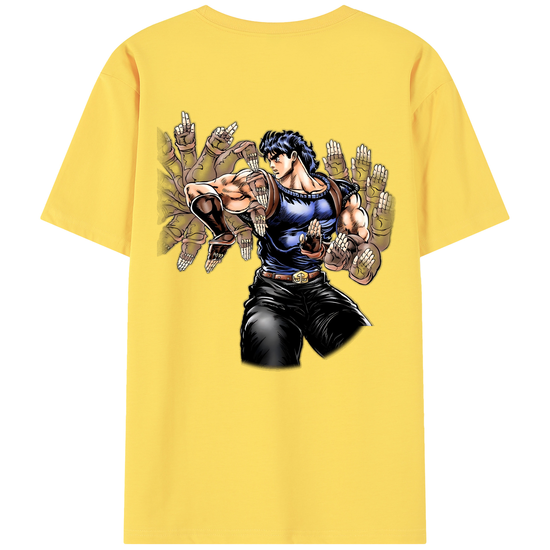 （画像用） ジョジョの奇妙な冒険 /ジョナサン?ジョースター JoJo's Bizarre Adventure Jonathan Joestar 綿100％半袖Tシャツ（背面プリント）