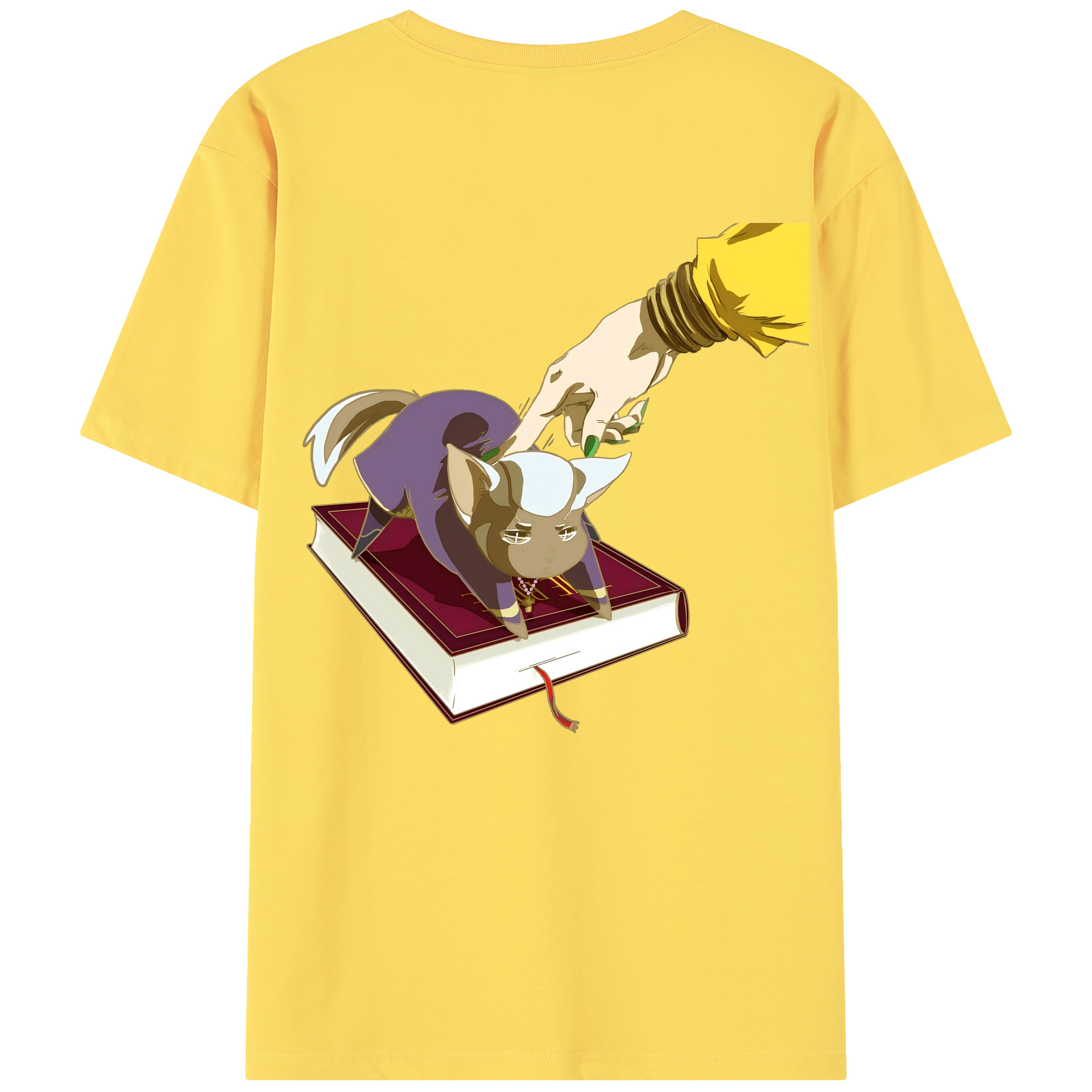（画像用） ジョジョの奇妙な冒険 JoJo's Bizarre Adventure 綿100％半袖Tシャツ（背面プリント）