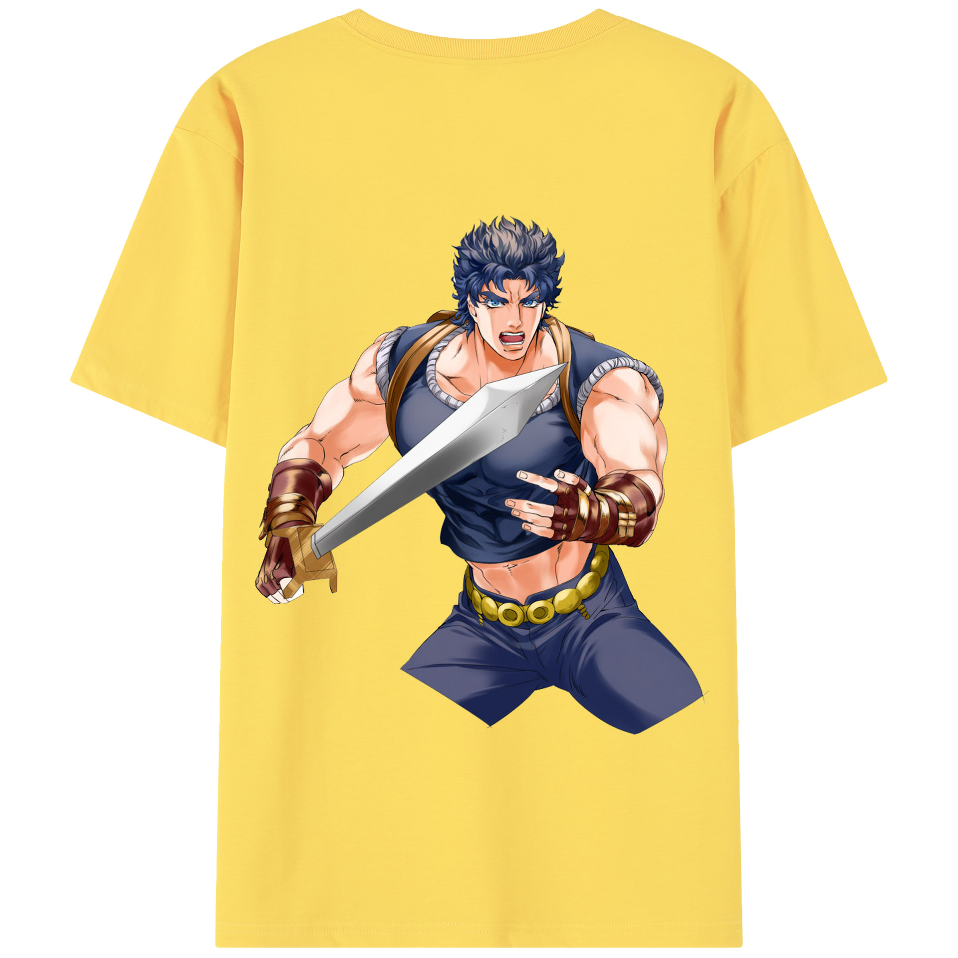 （画像用） ジョジョの奇妙な冒険 /ジョナサン?ジョースター JoJo's Bizarre Adventure Jonathan Joestar 綿100％半袖Tシャツ（背面プリント）
