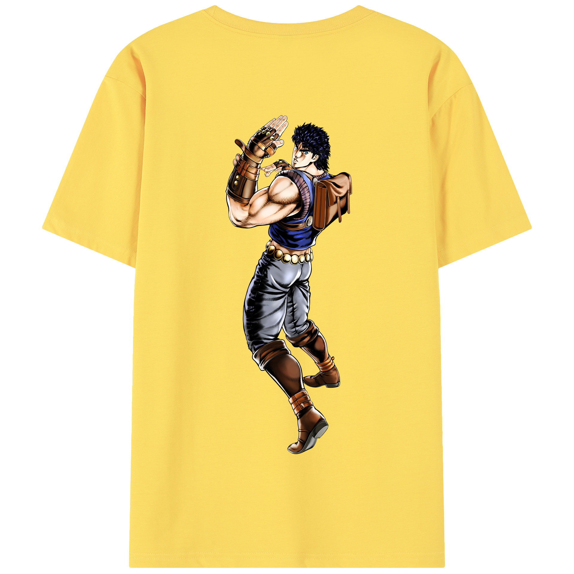（画像用） ジョジョの奇妙な冒険 /ジョナサン?ジョースター JoJo's Bizarre Adventure Jonathan Joestar 綿100％半袖Tシャツ（背面プリント）
