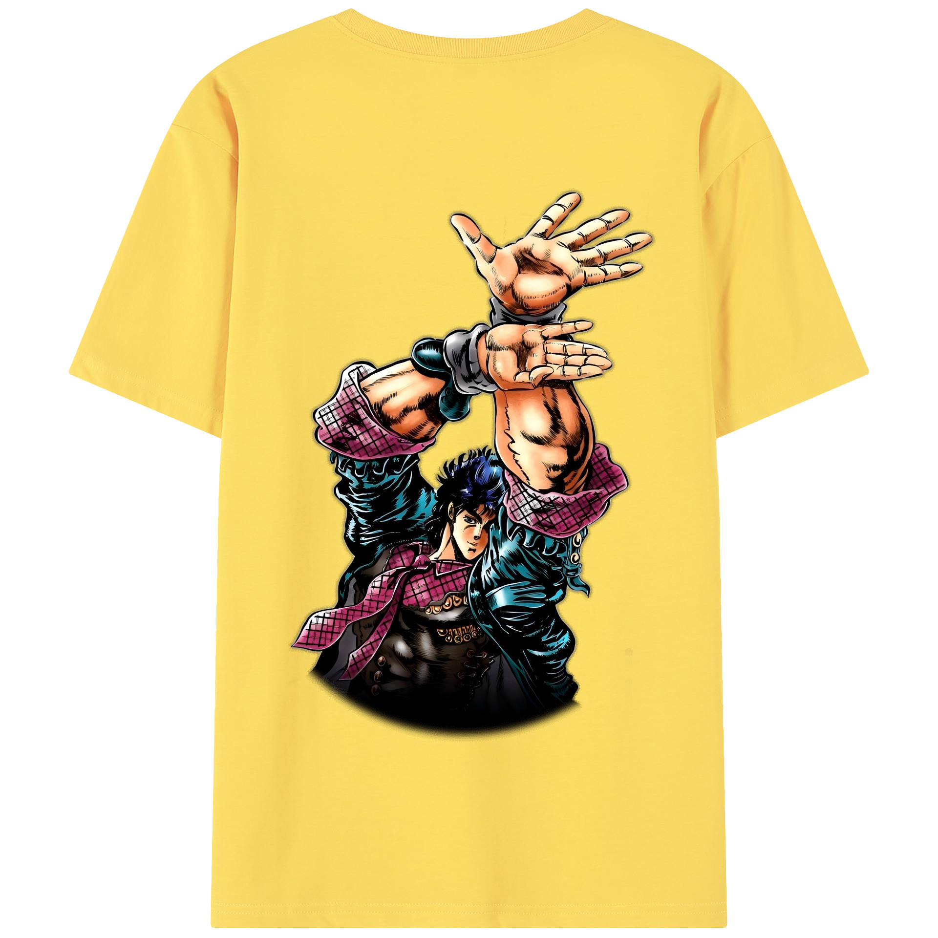 （画像用） ジョジョの奇妙な冒険 /ジョナサン?ジョースター JoJo's Bizarre Adventure Jonathan Joestar 綿100％半袖Tシャツ（背面プリント）