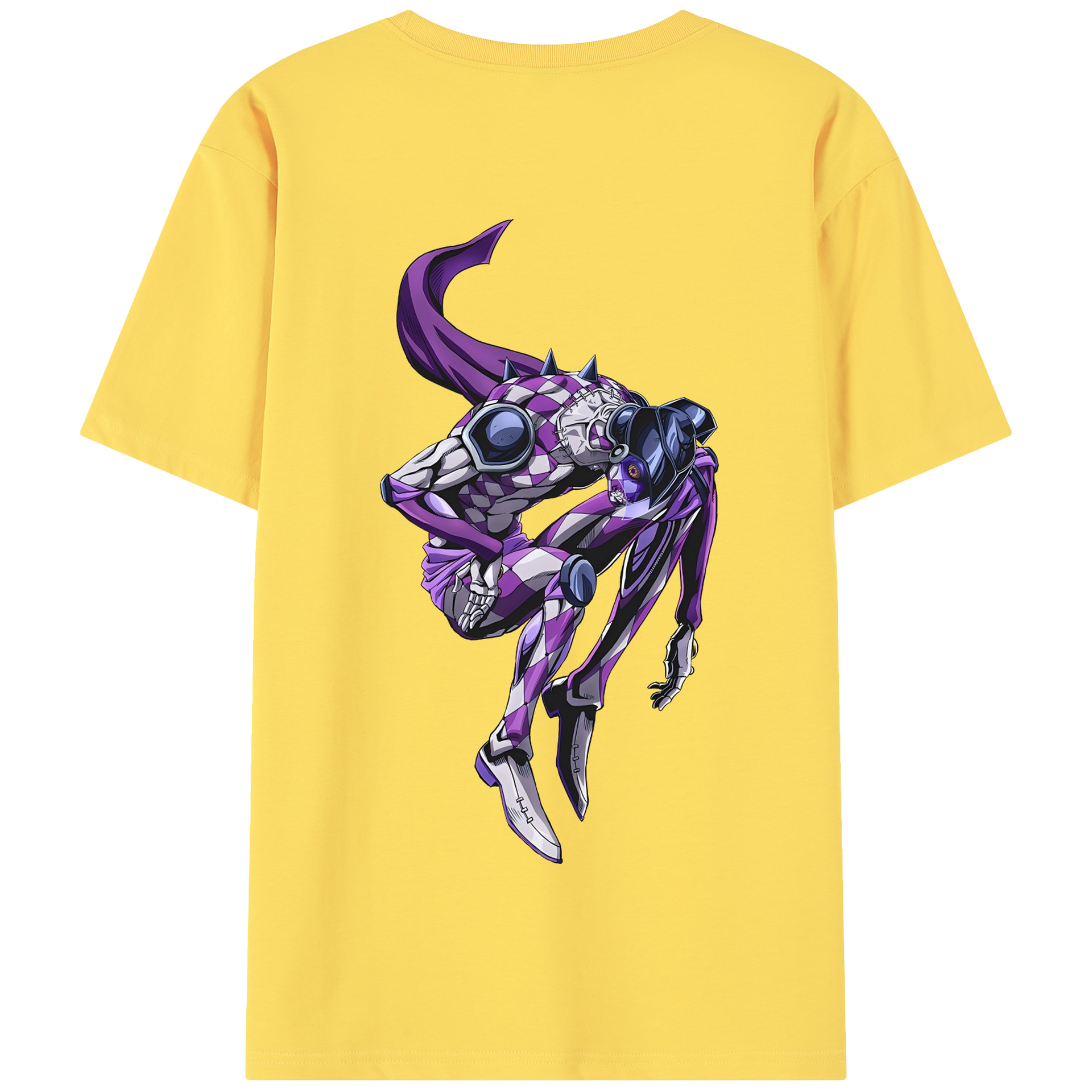 （画像用） ジョジョの奇妙な冒険 パンナコッタ?フー JoJo's Bizarre Adventure Pannacotta Fugo 綿100％半袖Tシャツ（背面プリント）