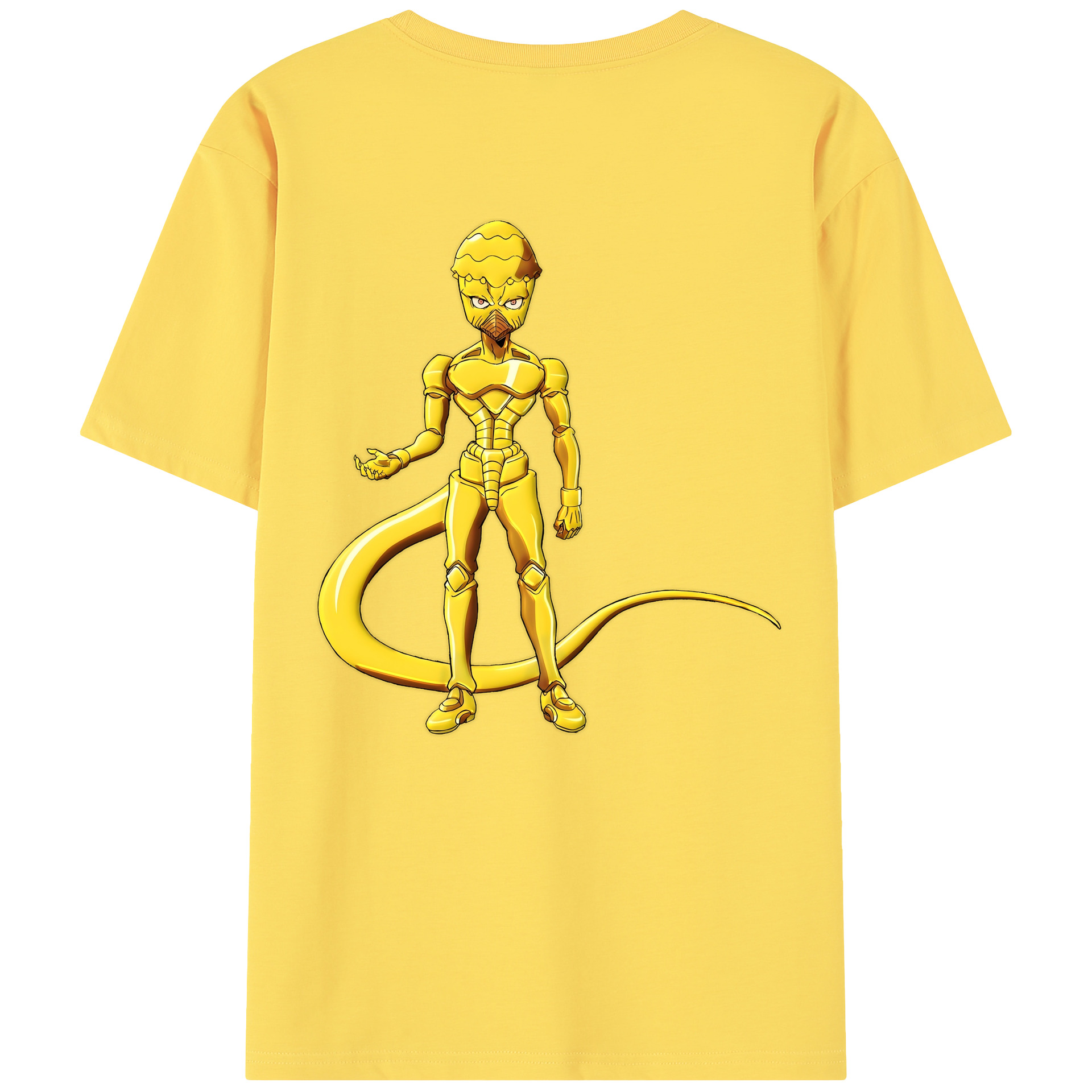 （画像用） ジョジョの奇妙な冒険 おといし あきら JoJo's Bizarre Adventure Akira Otoishi 綿100％半袖Tシャツ（背面プリント）
