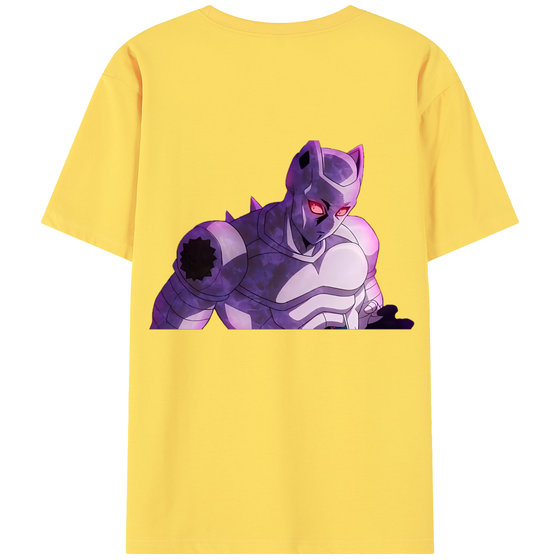 （画像用） ジョジョの奇妙な冒険 きら よしかげ JoJo's Bizarre Adventure Kira Yoshikage 綿100％半袖Tシャツ（背面プリント）