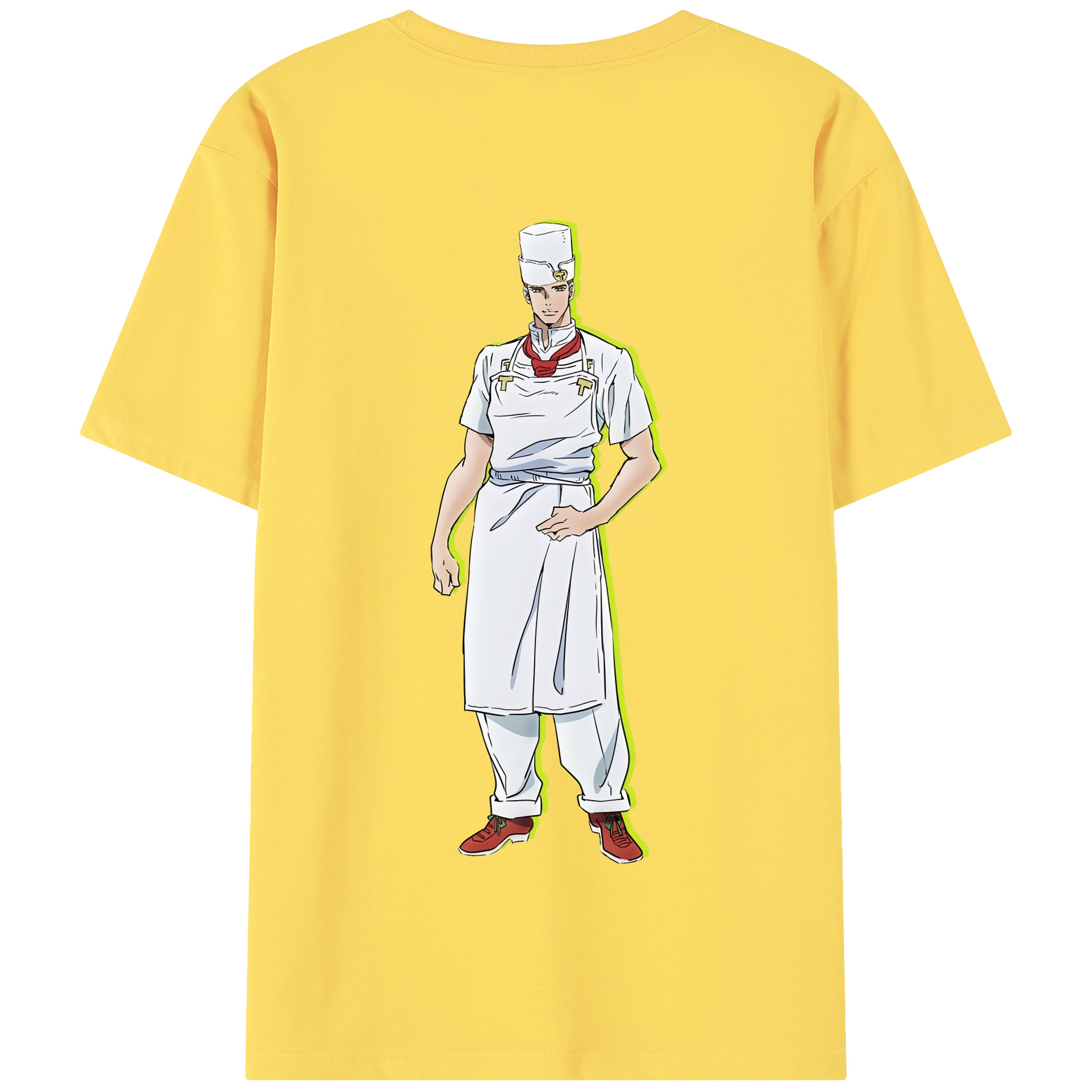 （画像用） ジョジョの奇妙な冒険 Tonio Trussardi JoJo's Bizarre Adventure トニオ?トラッサルディ 綿100％半袖Tシャツ（背面プリント）