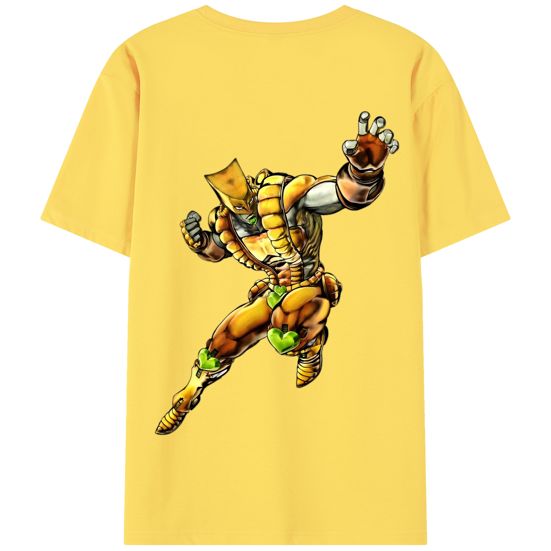 （画像用） ジョジョの奇妙な冒険 ディオ?ブランドー JoJo's Bizarre Adventure Dio Brando 綿100％半袖Tシャツ（背面プリント）