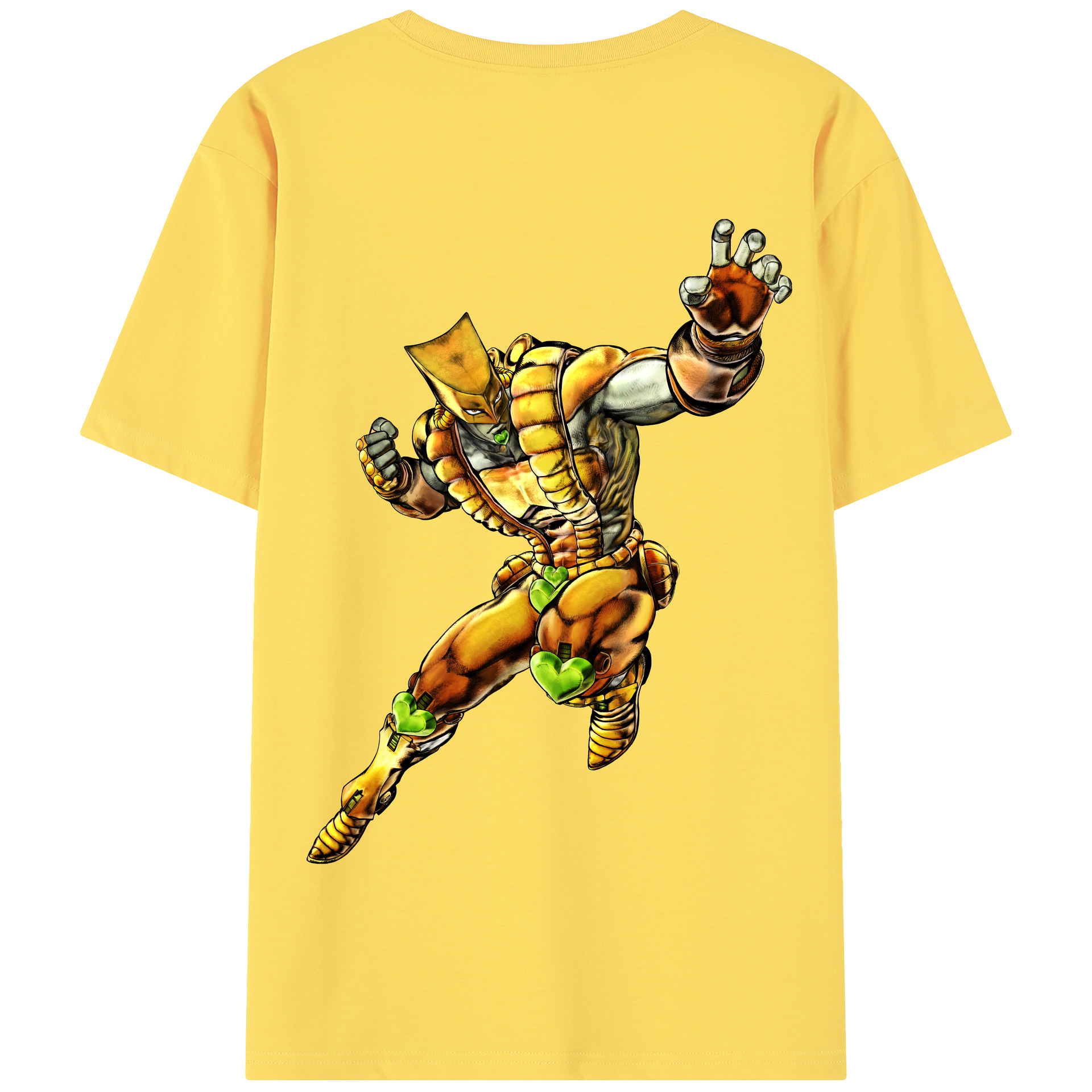（画像用） ジョジョの奇妙な冒険 ディオ?ブランドー JoJo's Bizarre Adventure Dio Brando 綿100％半袖Tシャツ（背面プリント）