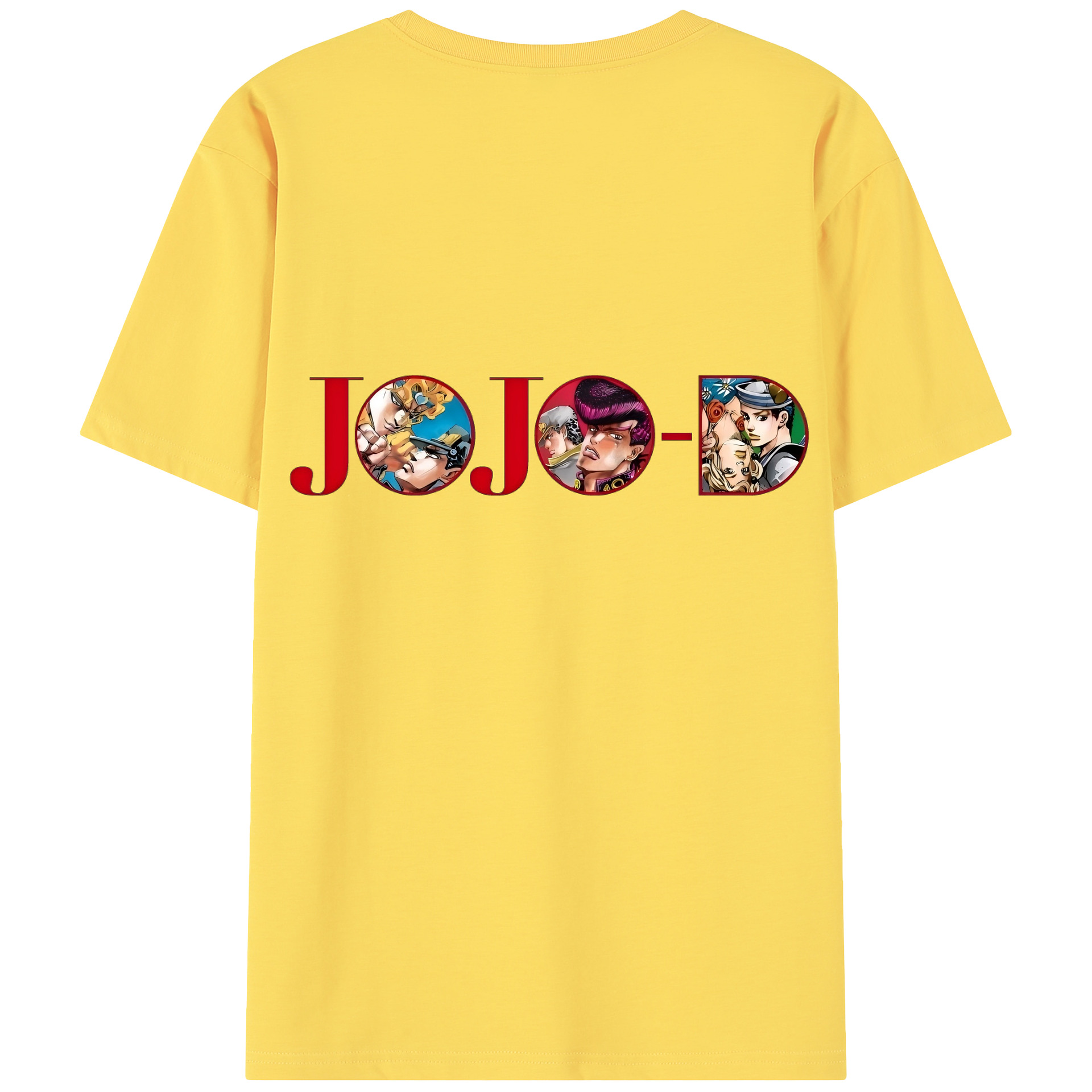 （画像用） ジョジョの奇妙な冒険 JoJo's Bizarre Adventure 綿100％半袖Tシャツ（背面プリント）