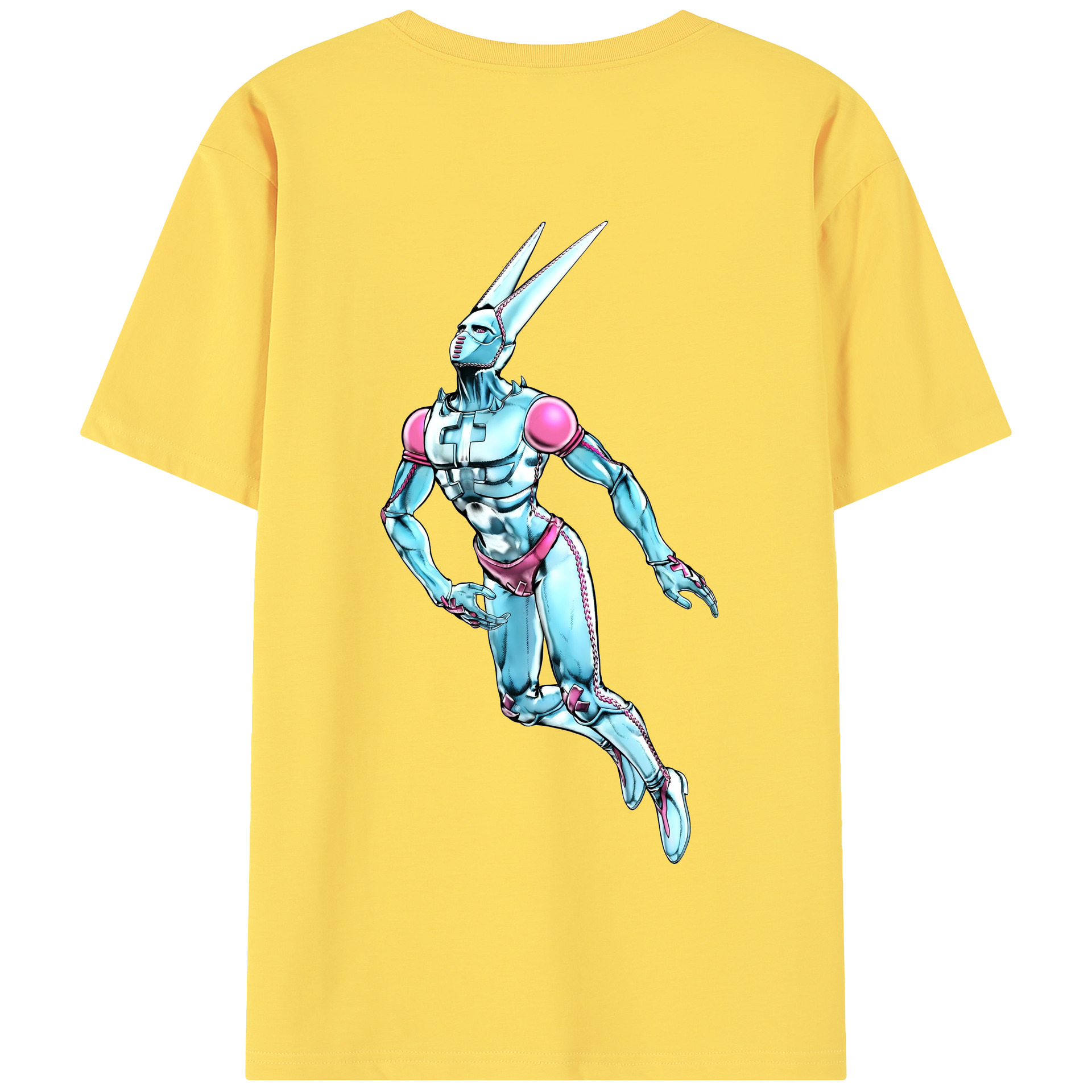 （画像用） ジョジョの奇妙な冒険 JoJo's Bizarre Adventure 綿100％半袖Tシャツ（背面プリント）
