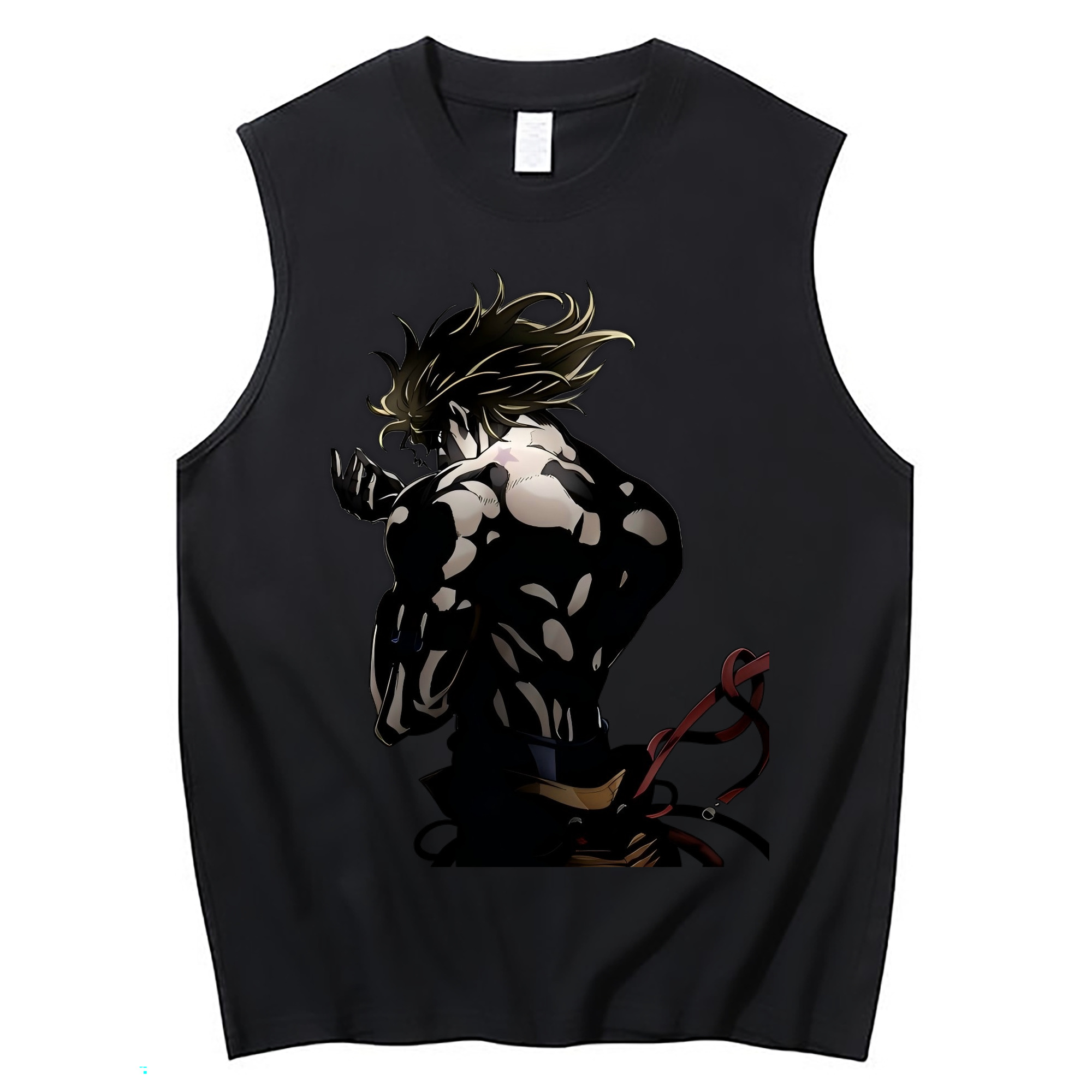 （画像用） ジョジョの奇妙な冒険 ディオ?ブランドー JoJo's Bizarre Adventure Dio Brando コットン100％タンクトップ（フロントプリント）