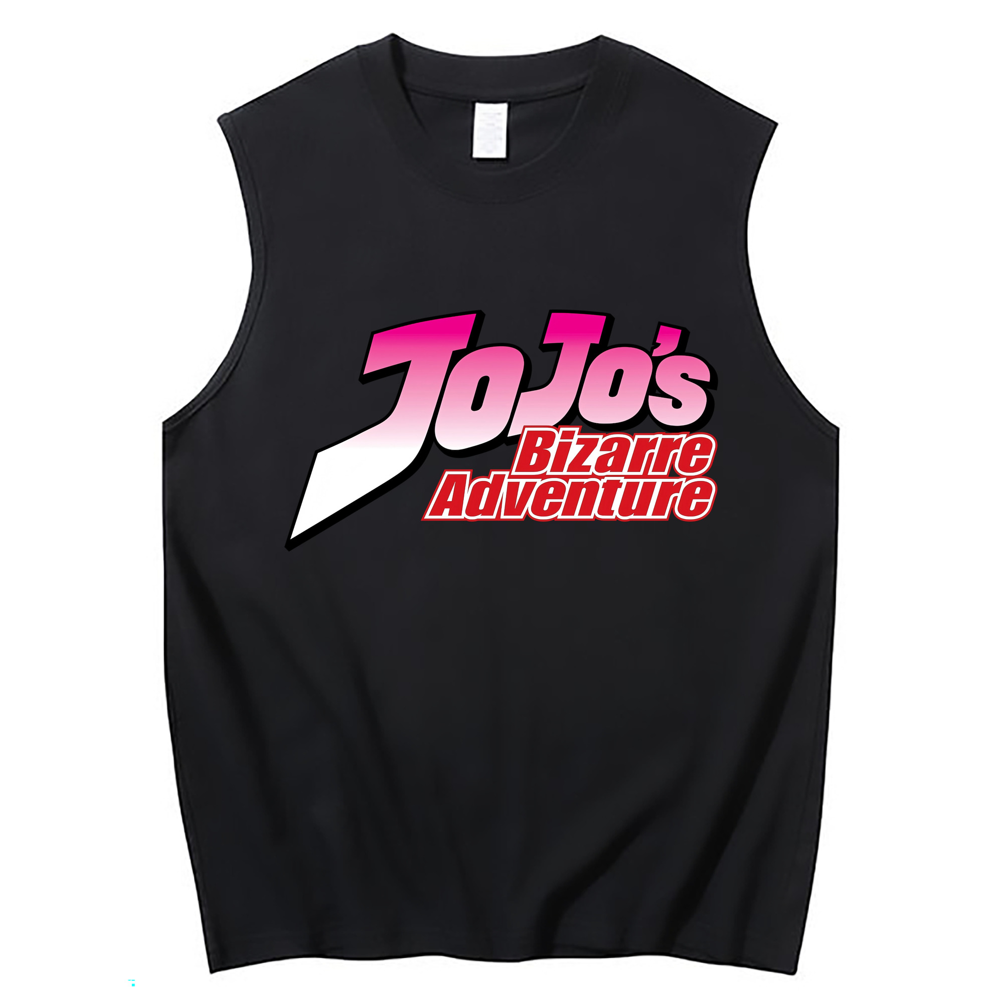 （画像用） ジョジョの奇妙な冒険 JoJo's Bizarre Adventure コットン100％タンクトップ（フロントプリント）