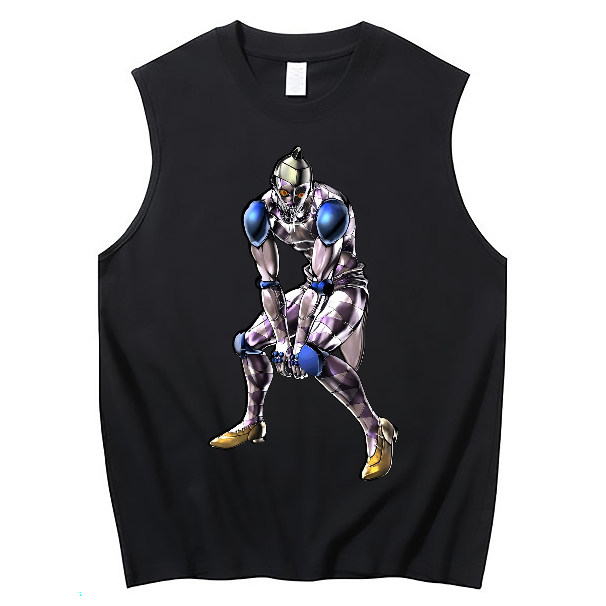 （画像用） ジョジョの奇妙な冒険 JoJo's Bizarre Adventure コットン100％タンクトップ（フロントプリント）
