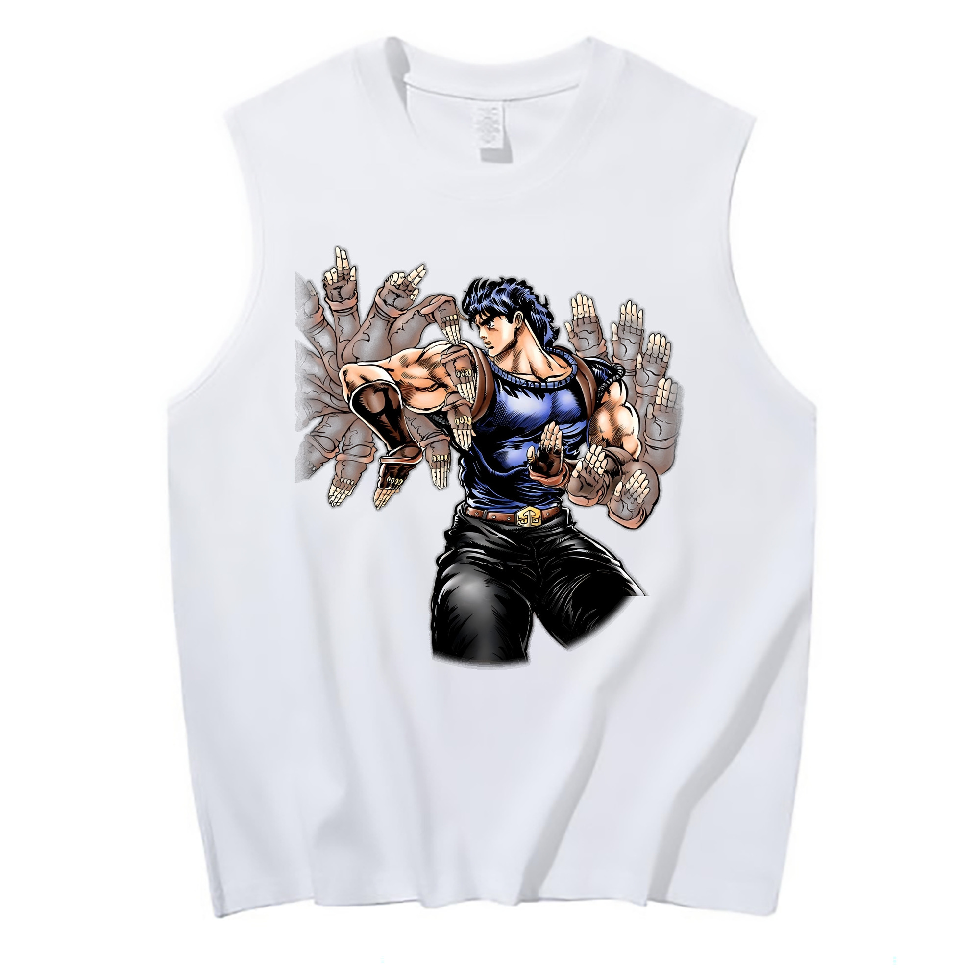 （画像用） ジョジョの奇妙な冒険 /ジョナサン?ジョースター JoJo's Bizarre Adventure Jonathan Joestar コットン100％タンクトップ（フロントプリント）
