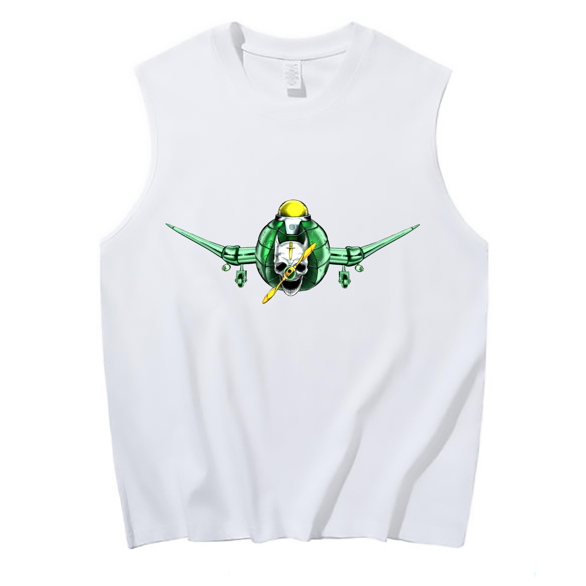 （画像用） ジョジョの奇妙な冒険 ナランチャ?ギルガ JoJo's Bizarre Adventure Narancia Ghirga コットン100％タンクトップ（フロントプリント）