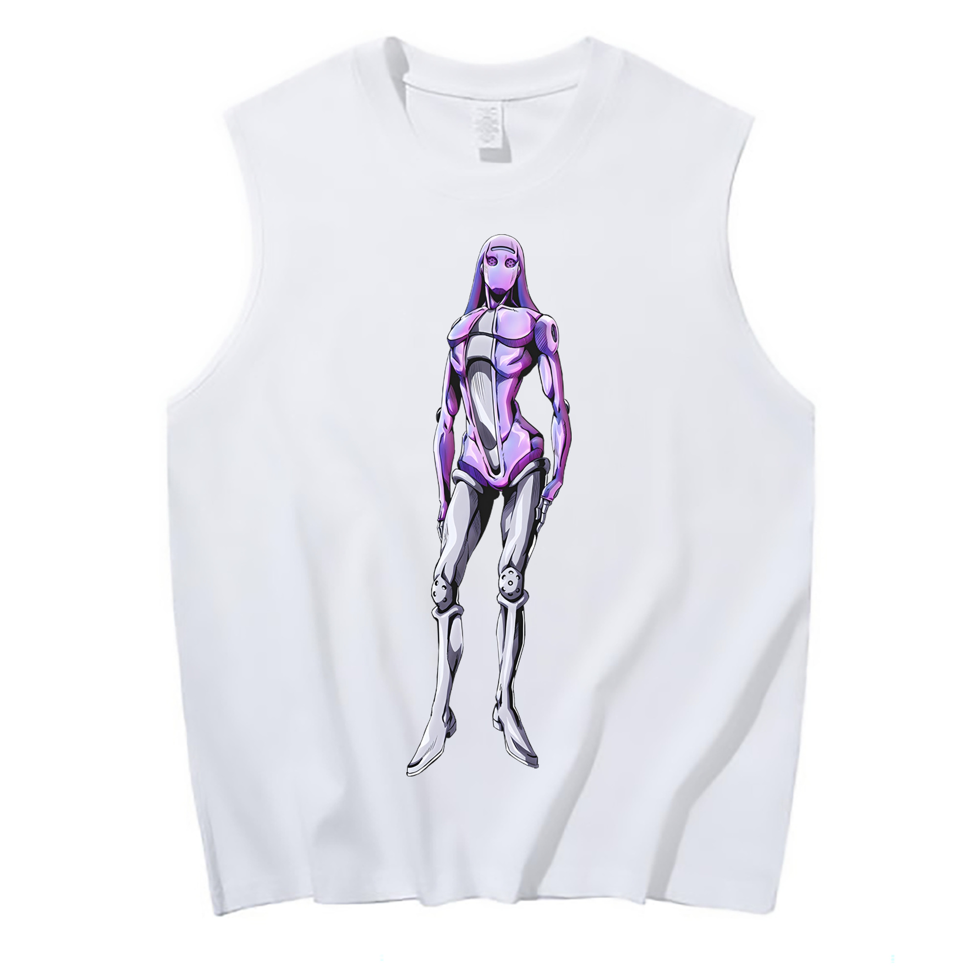 （画像用） ジョジョの奇妙な冒険 JoJo's Bizarre Adventure コットン100％タンクトップ（フロントプリント）
