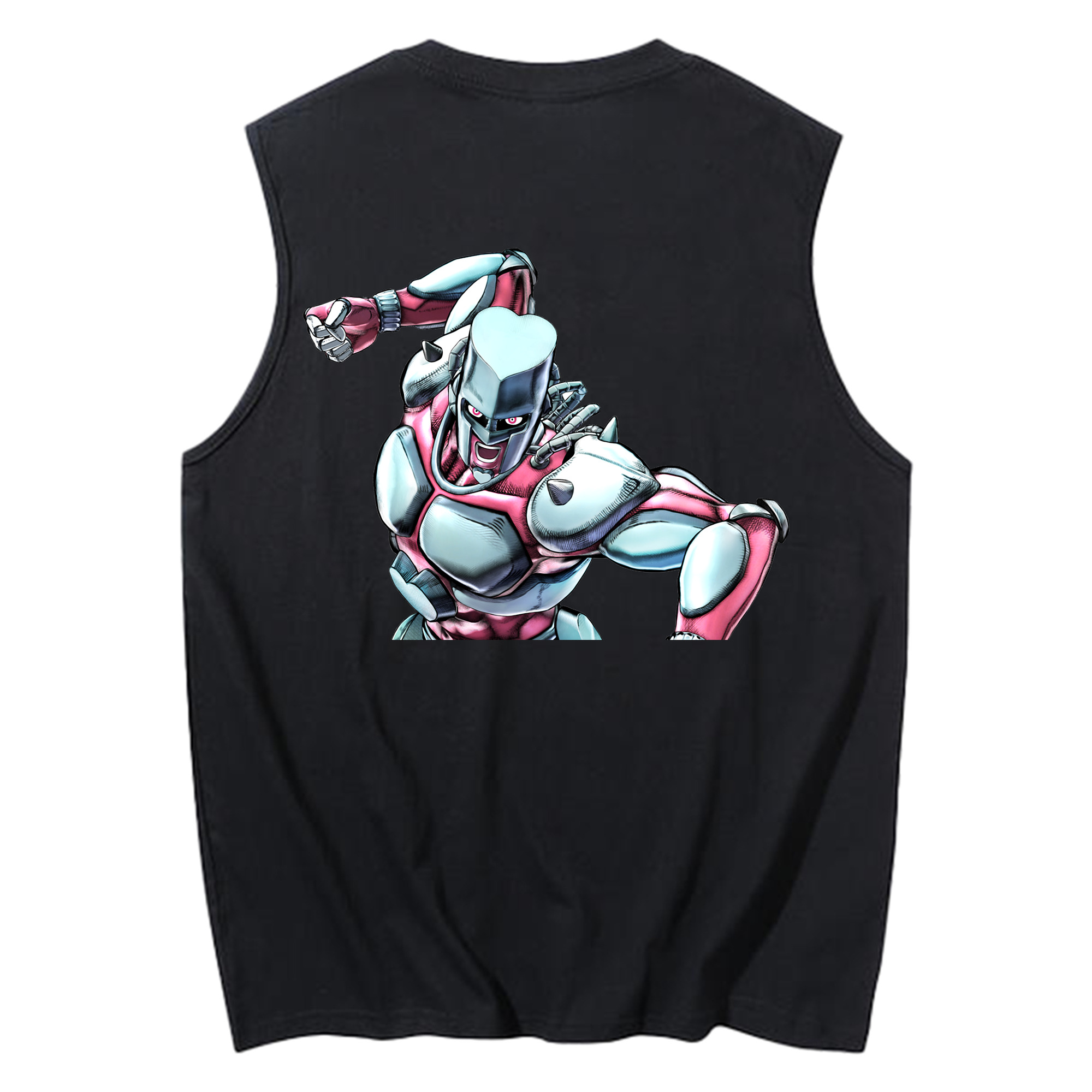 （画像用） ジョジョの奇妙な冒険 ひがしかた じょうすけ JoJo's Bizarre Adventure Higashikata Josuke コットン100％タンクトップ（背面プリント）