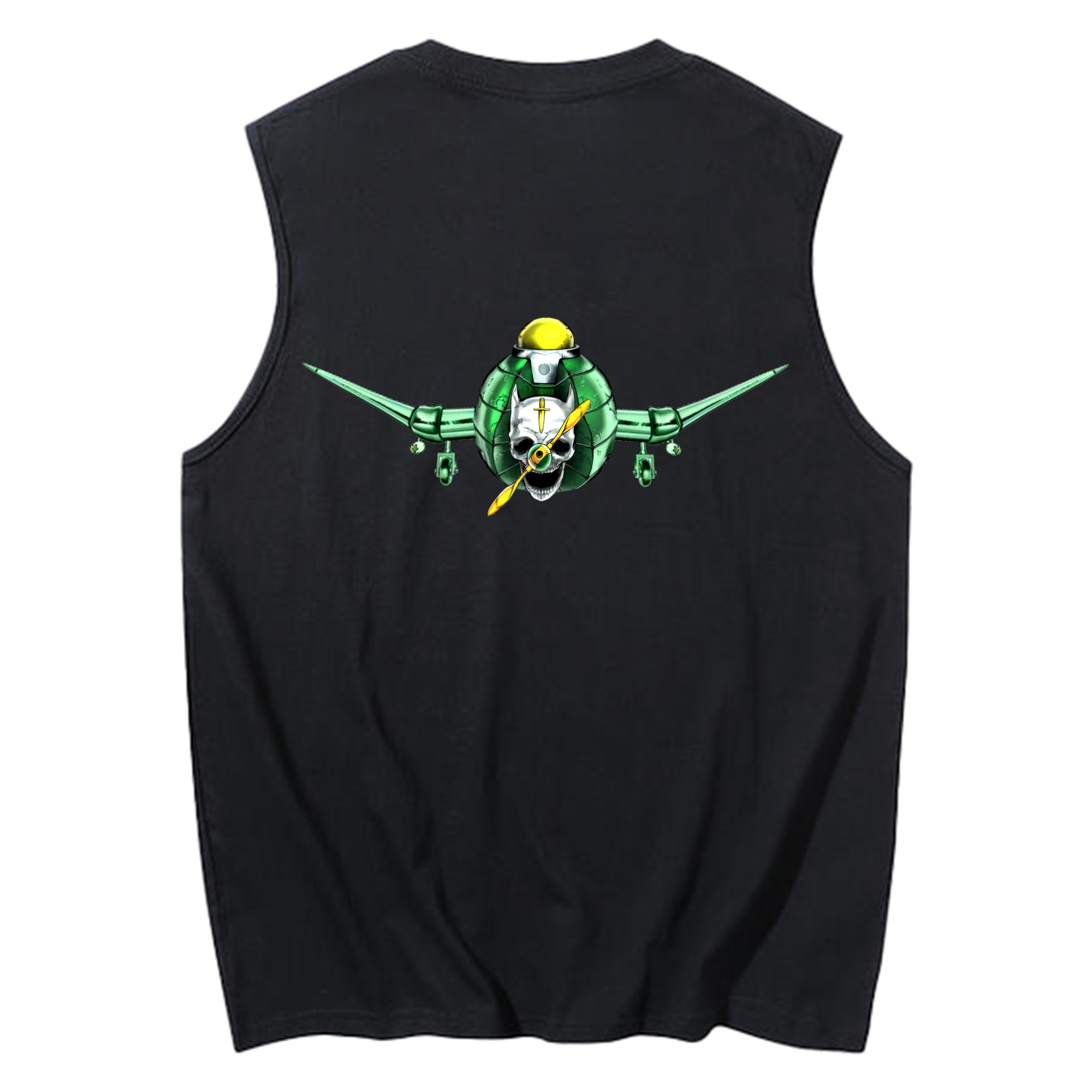 （画像用） ジョジョの奇妙な冒険 ナランチャ?ギルガ JoJo's Bizarre Adventure Narancia Ghirga コットン100％タンクトップ（背面プリント）