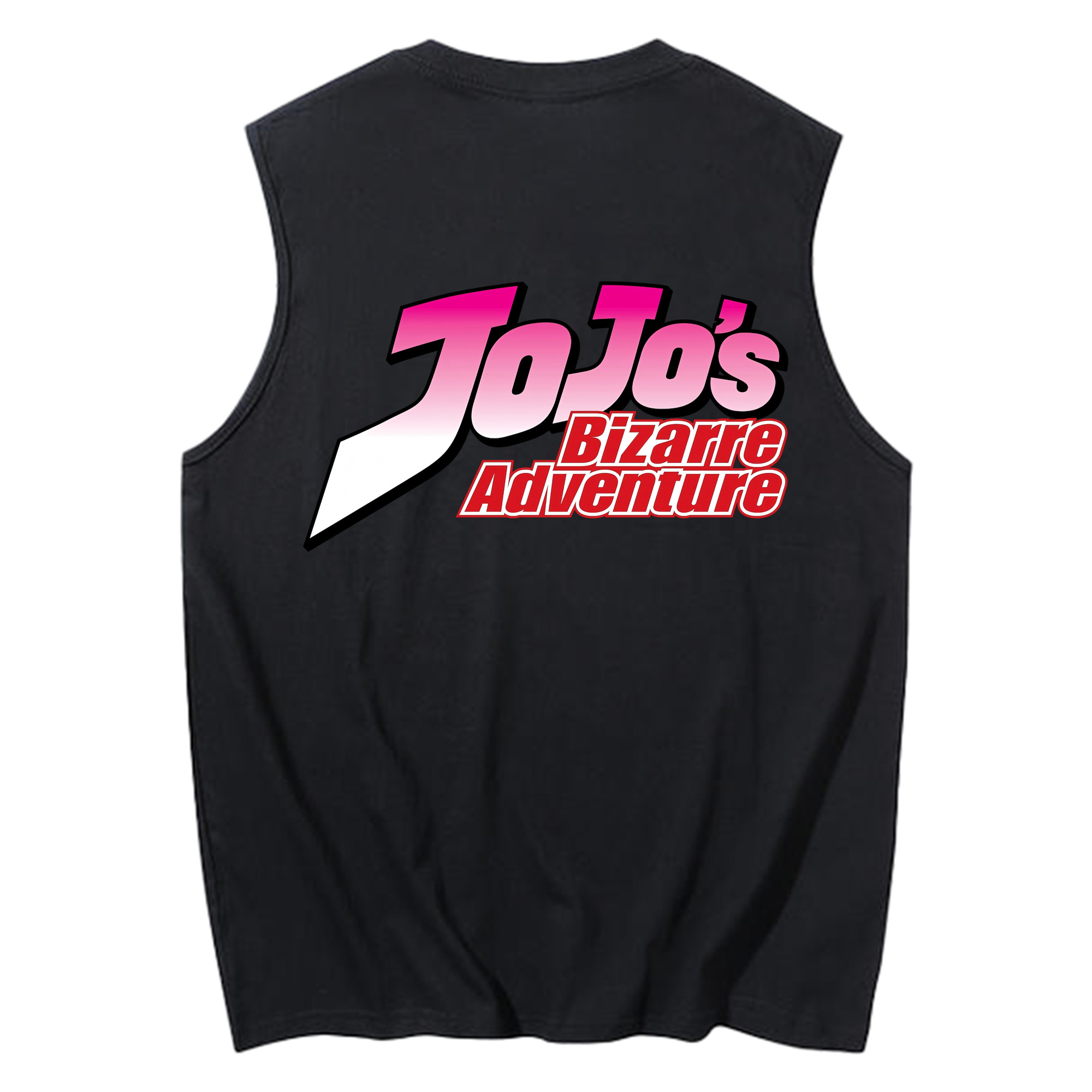 （画像用） ジョジョの奇妙な冒険 JoJo's Bizarre Adventure コットン100％タンクトップ（背面プリント）
