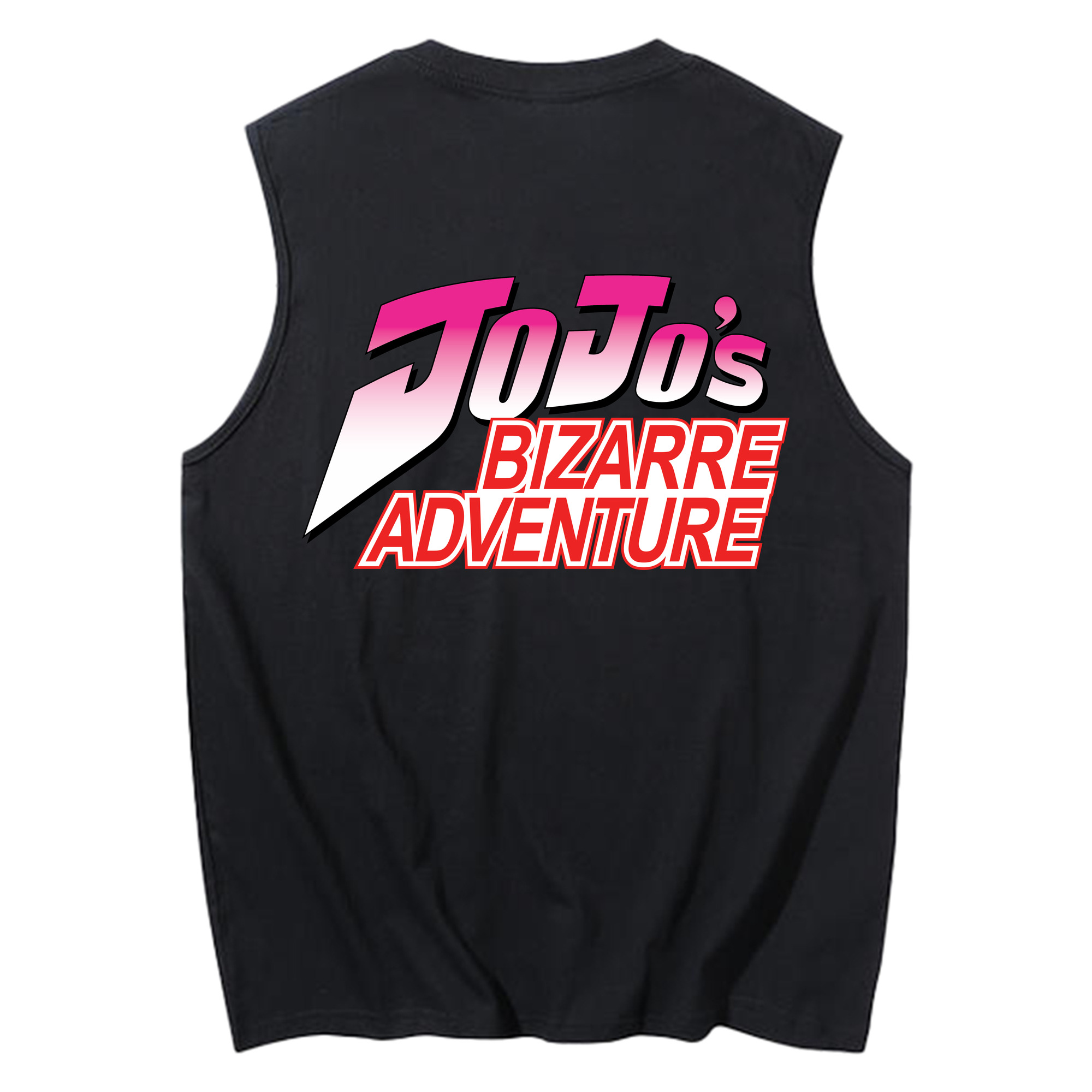 （画像用） ジョジョの奇妙な冒険 JoJo's Bizarre Adventure コットン100％タンクトップ（背面プリント）